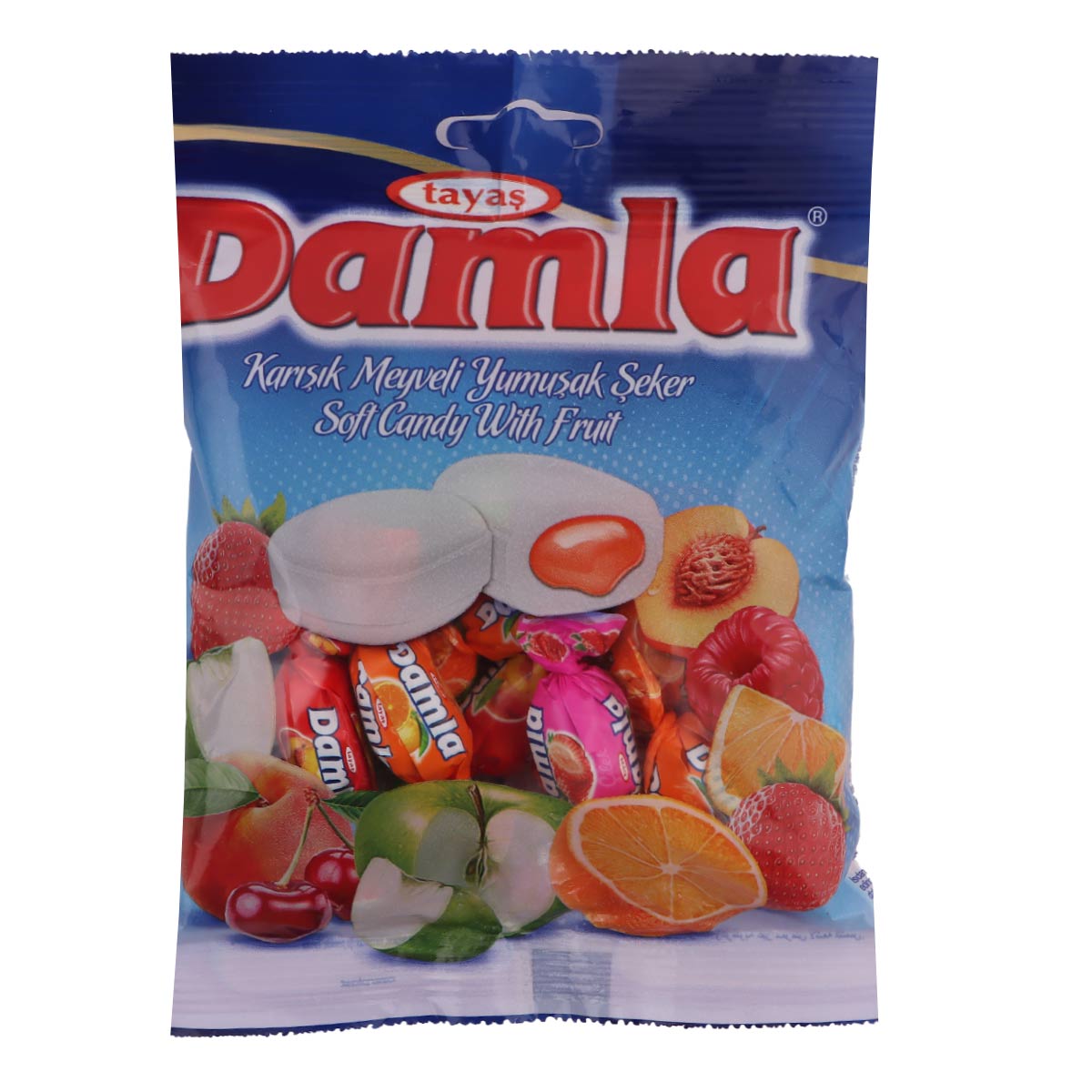 Damla Soft Candy with Fruit Assorted 100gm