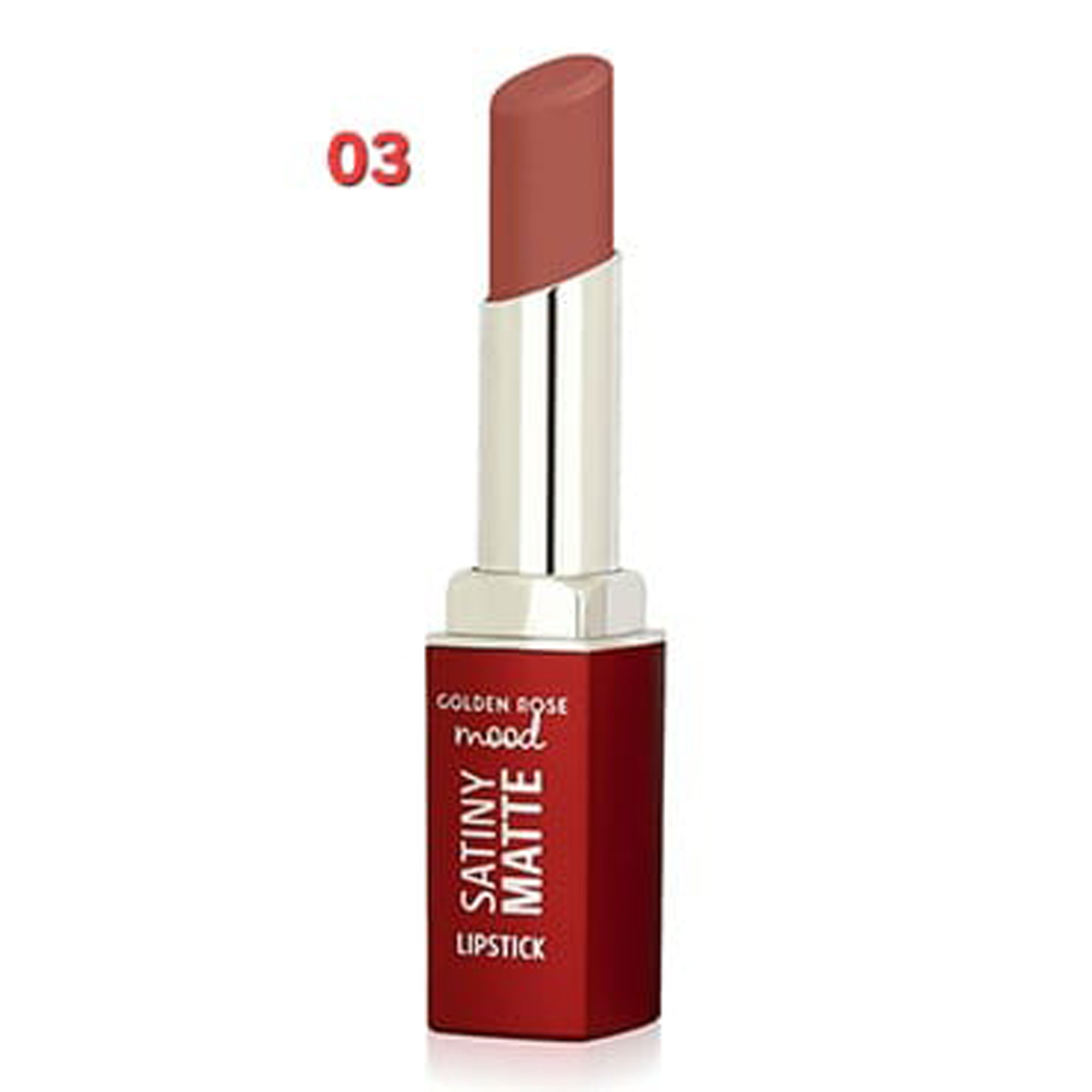 Golden Rose Mood Satin Matte Lipstick 03 | Cosmetics | Lip Liners & Lipsticks