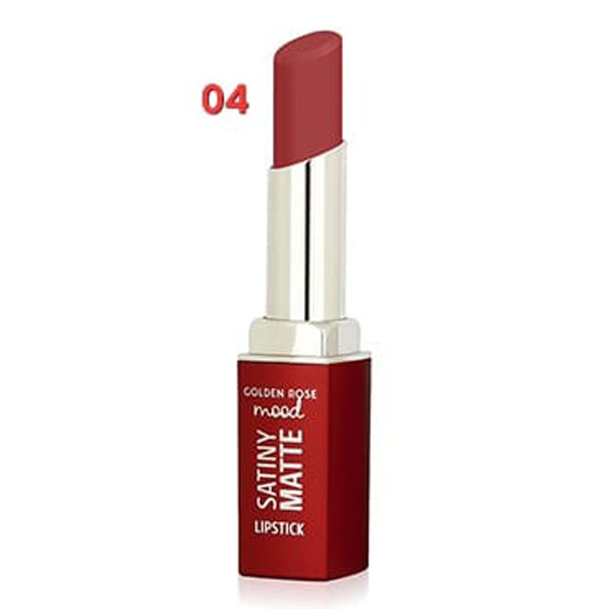 Golden Rose Mood Satin Matte Lipstick 04 | Cosmetics | Lip Liners & Lipsticks