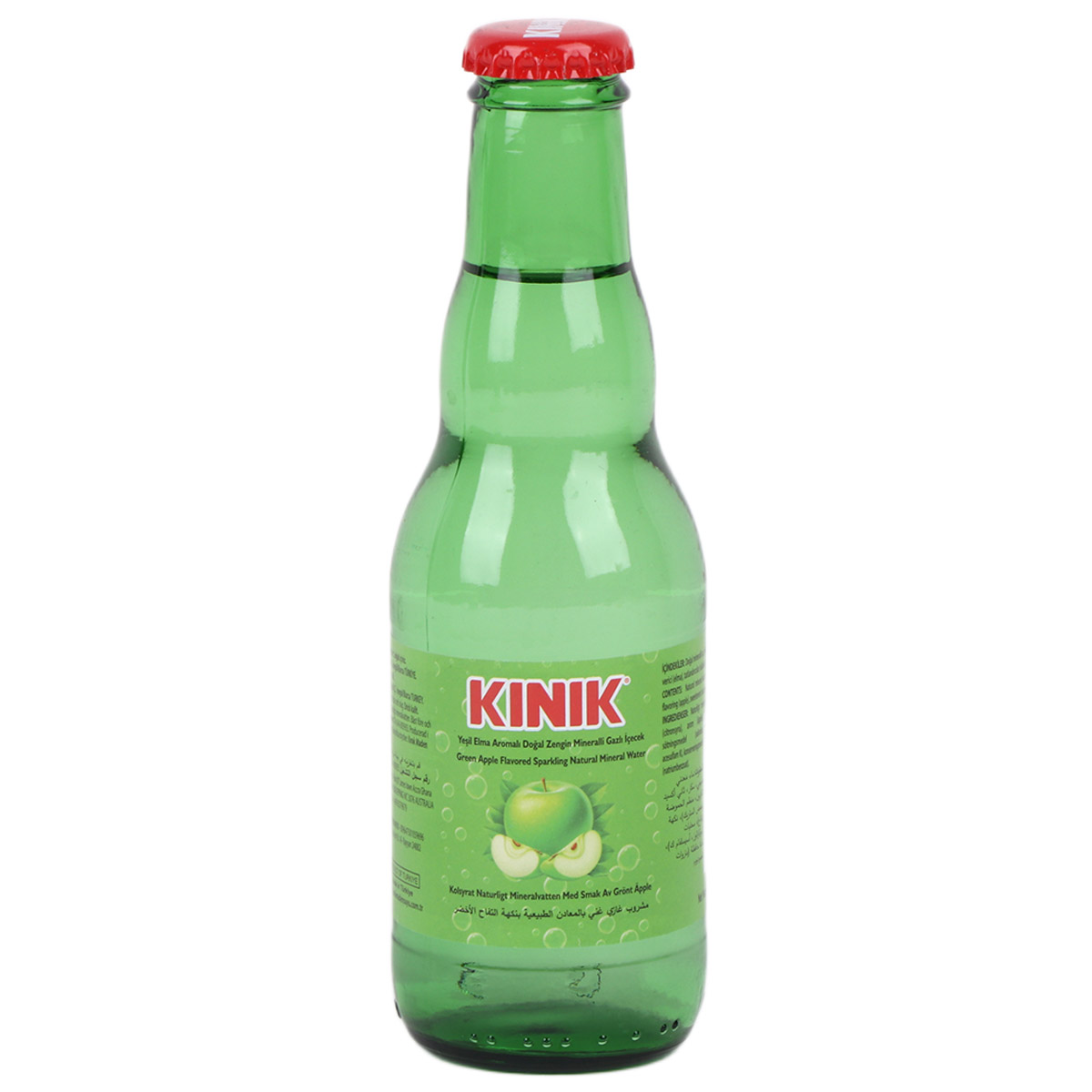 Kinik Sparkling Water Green Apple Flavored 200ml | Beverages | Water | Sparkling Water