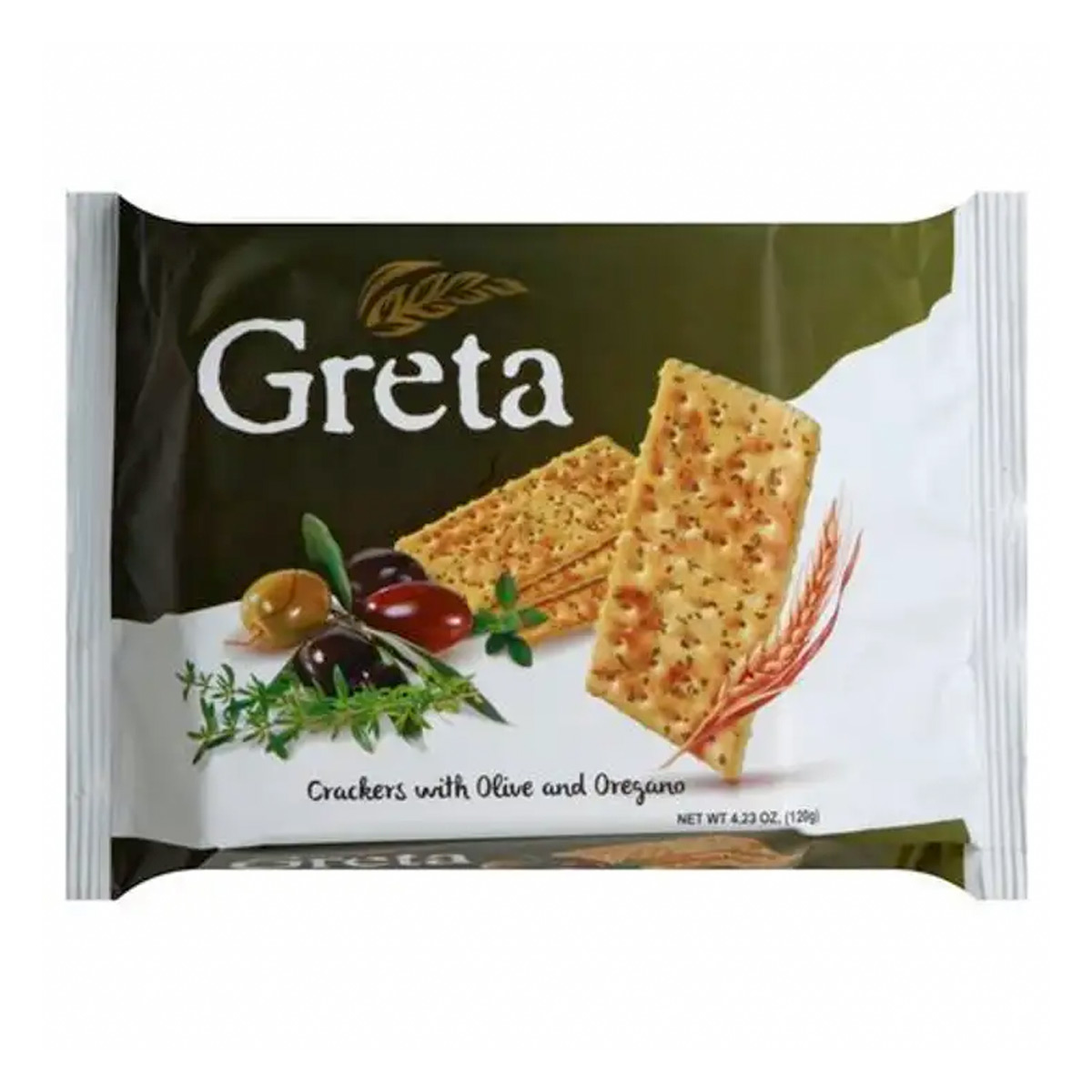 Greta Crackers with Olive and Oregano 120g
