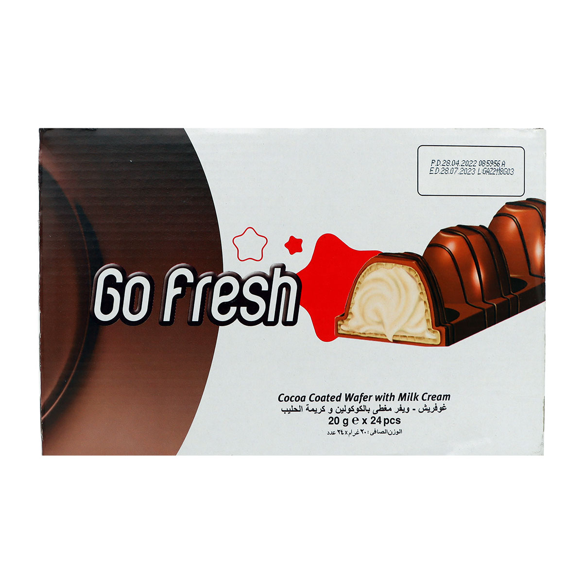 Solen Go Fresh Milky Wafer 24 x 20g Pack