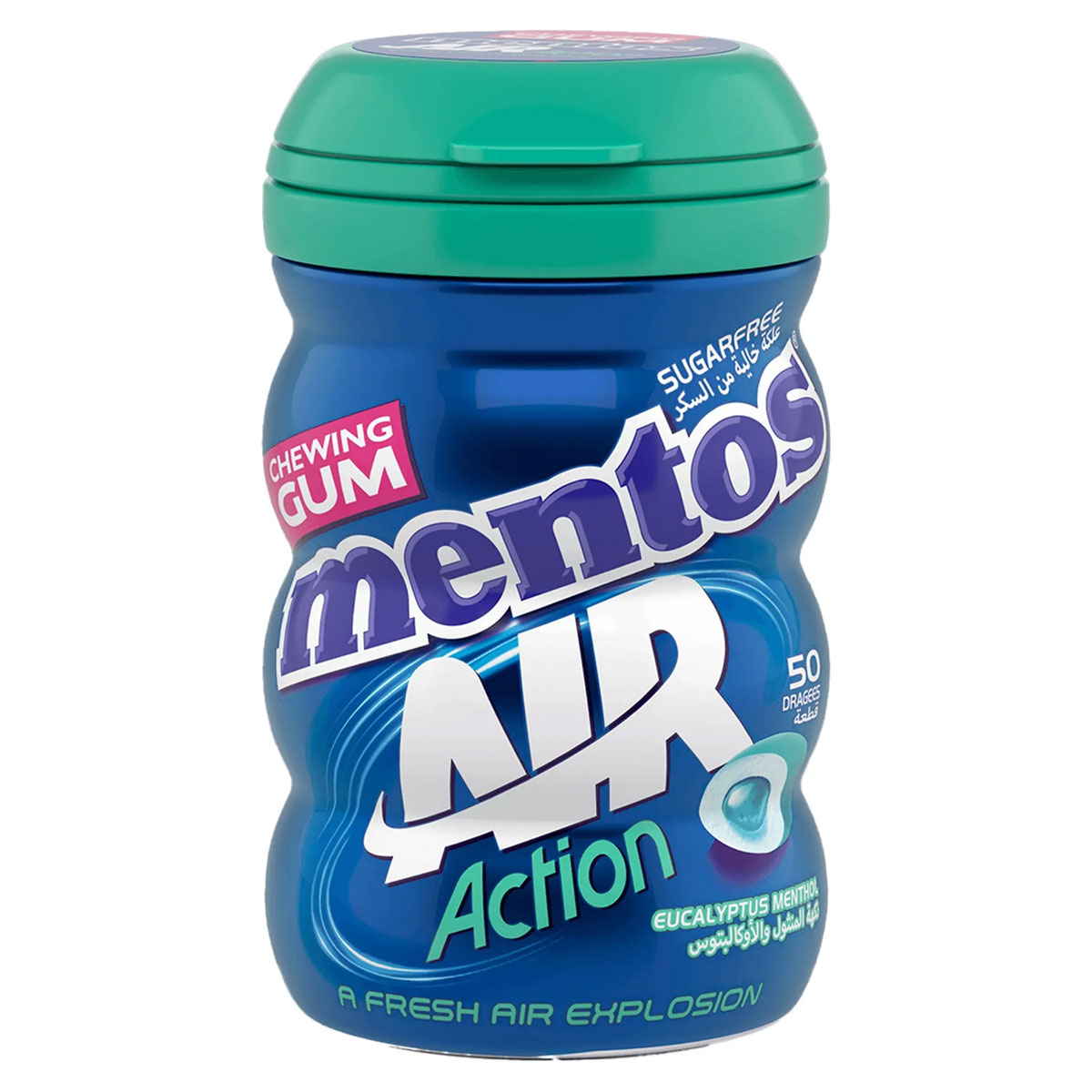 Mentos Air Action Eucalyptus Menthol Chewing Gum 1x10 Pieces