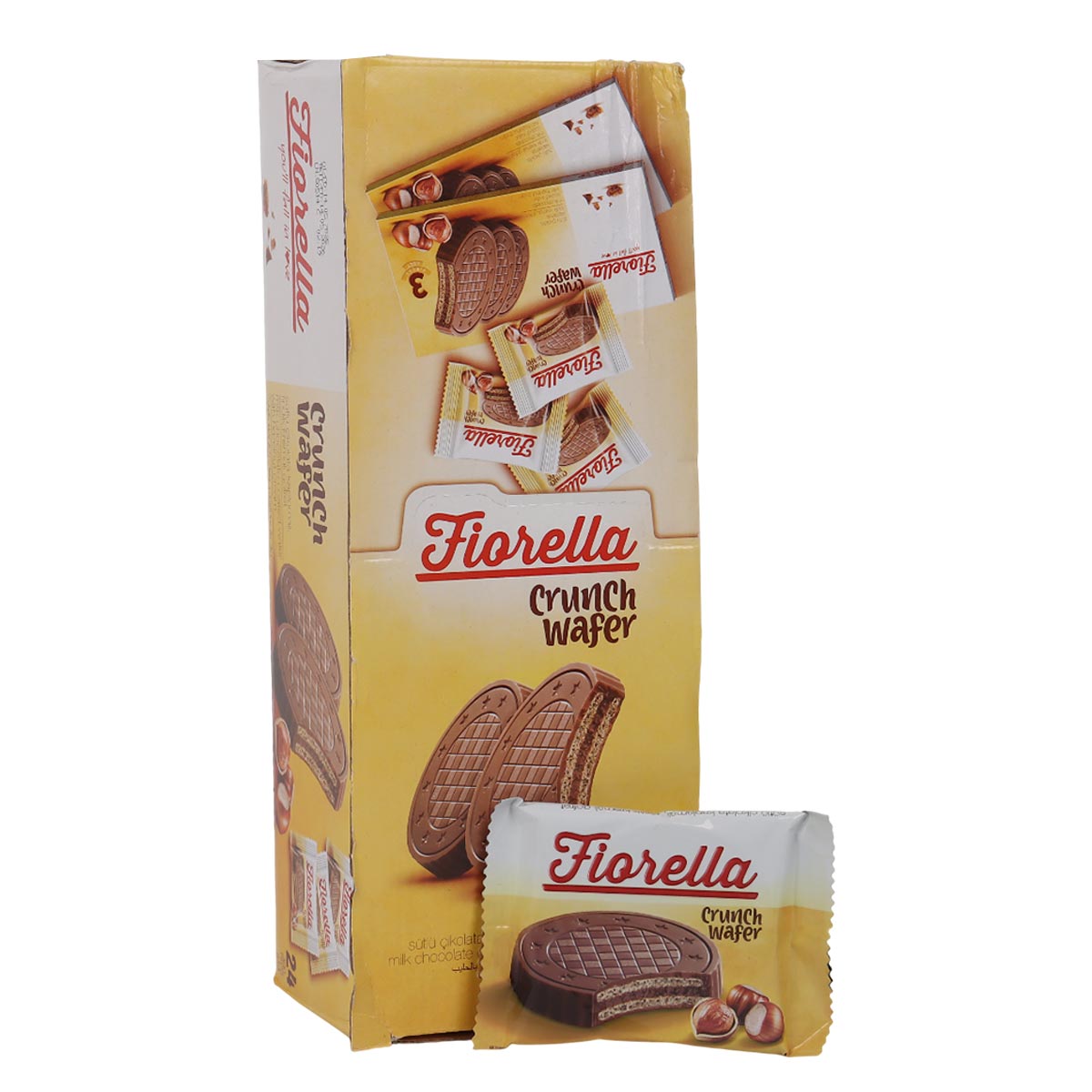 Fiorella Crunch Milk Chocolate Filling Wafer 24x20g
