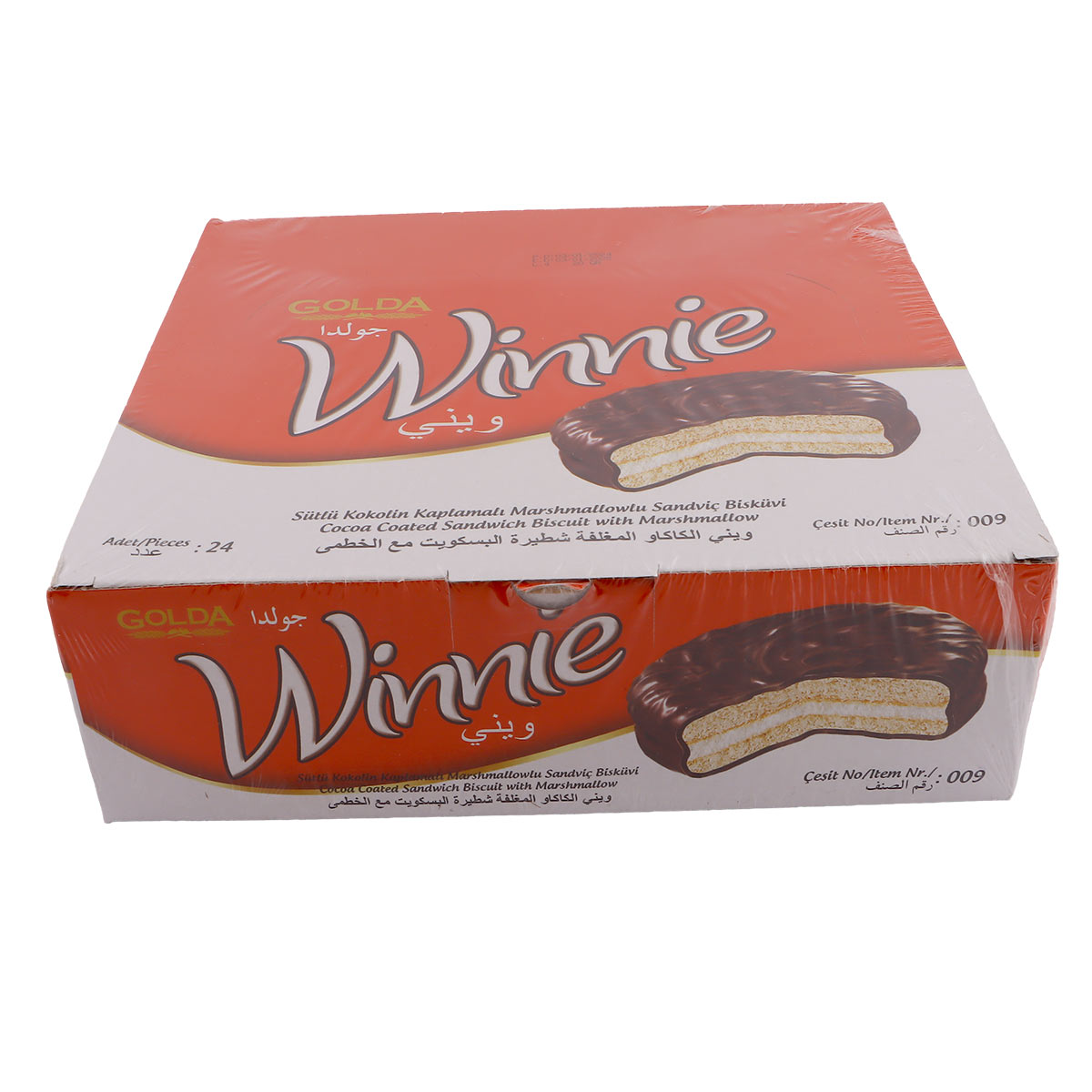Golda Winnie Biscuit with Marshmallow 24x20g