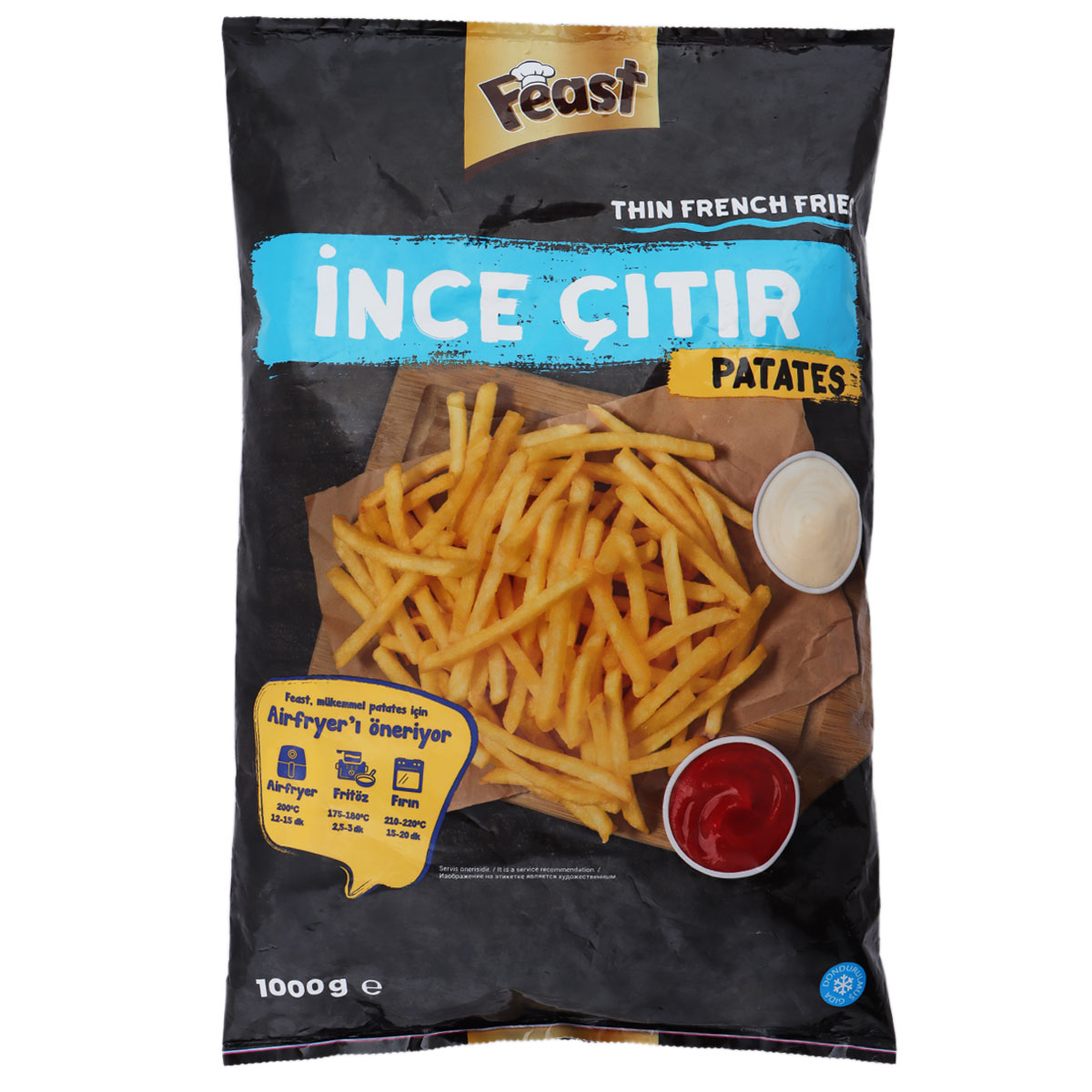 Feast Ince Citir Thin French Fries 1000g