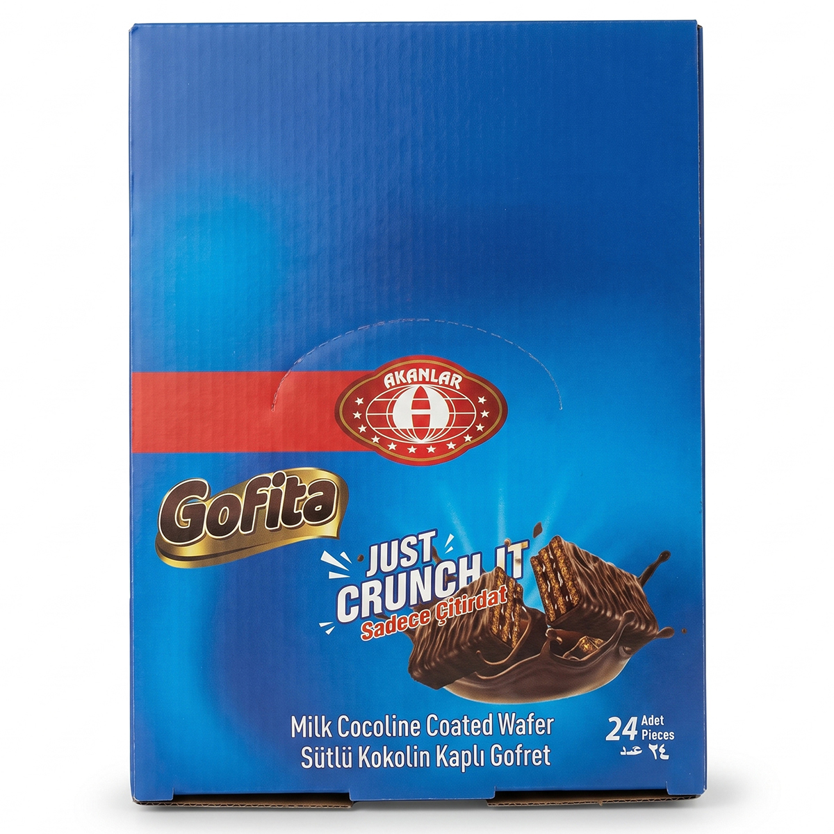Gofita Milk Chocolate Coated Wafer 24x25g