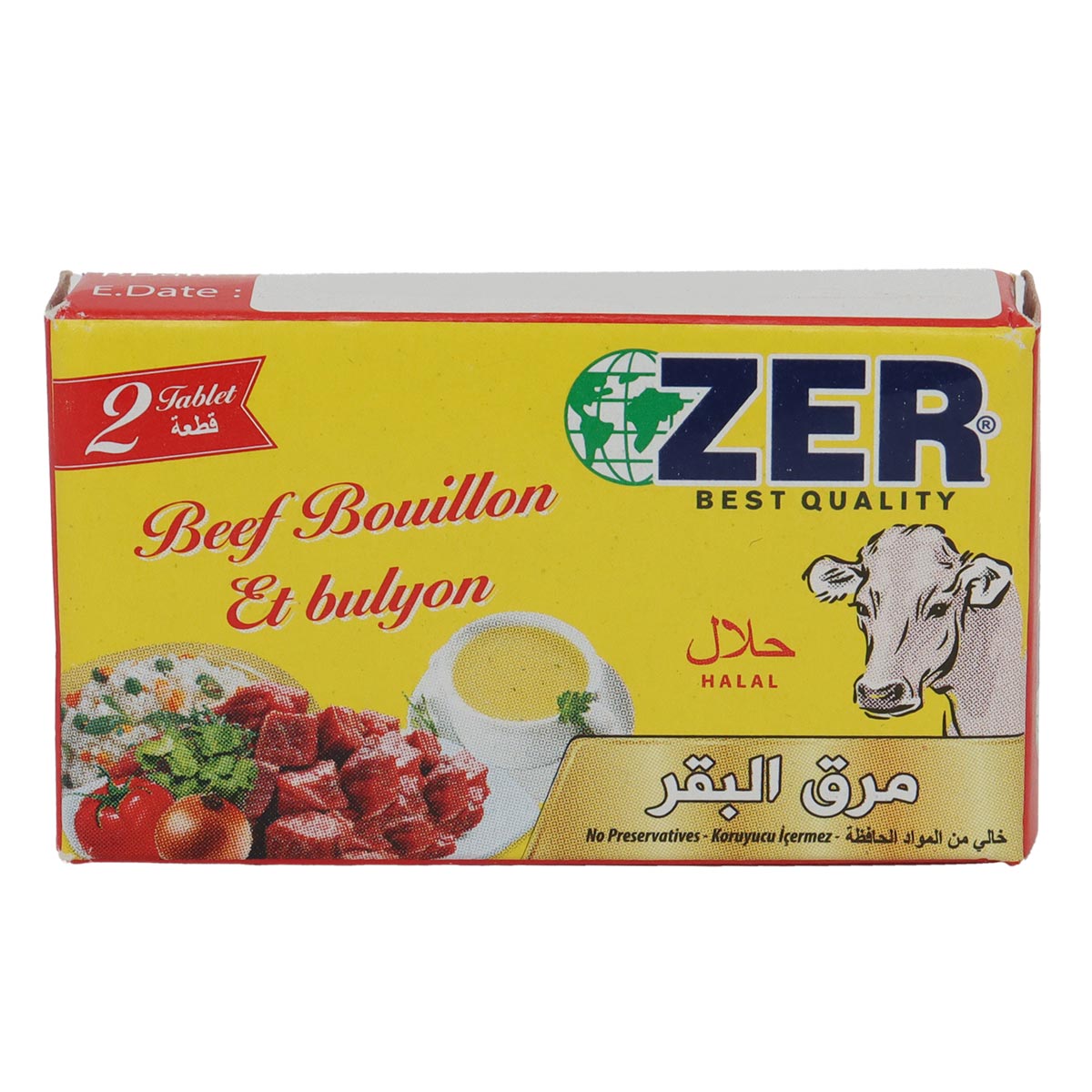 Zer Beef Bouillon Cubes 20g