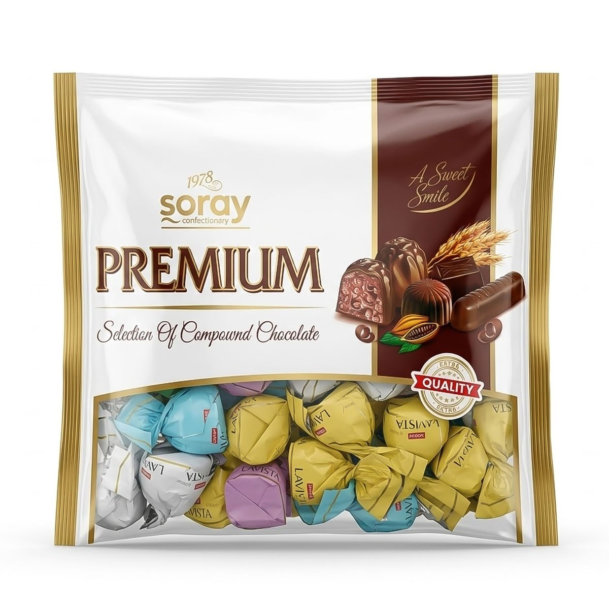 Soray Lavista Premium Compound Chocolate 1kg