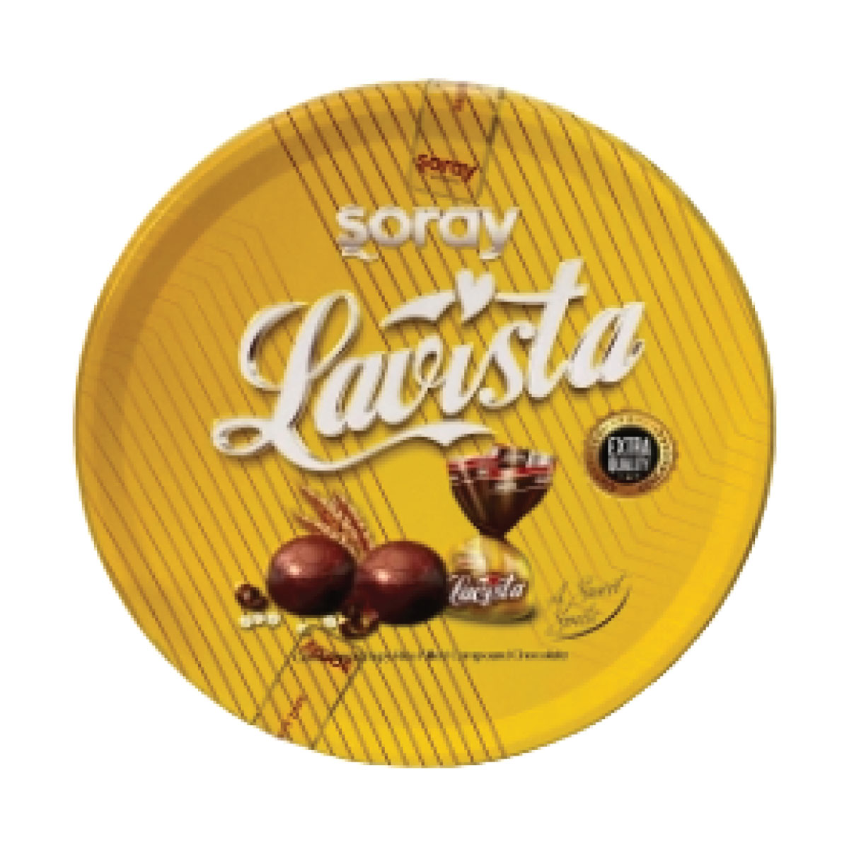 Lavista Cylinder Tin Box 600g