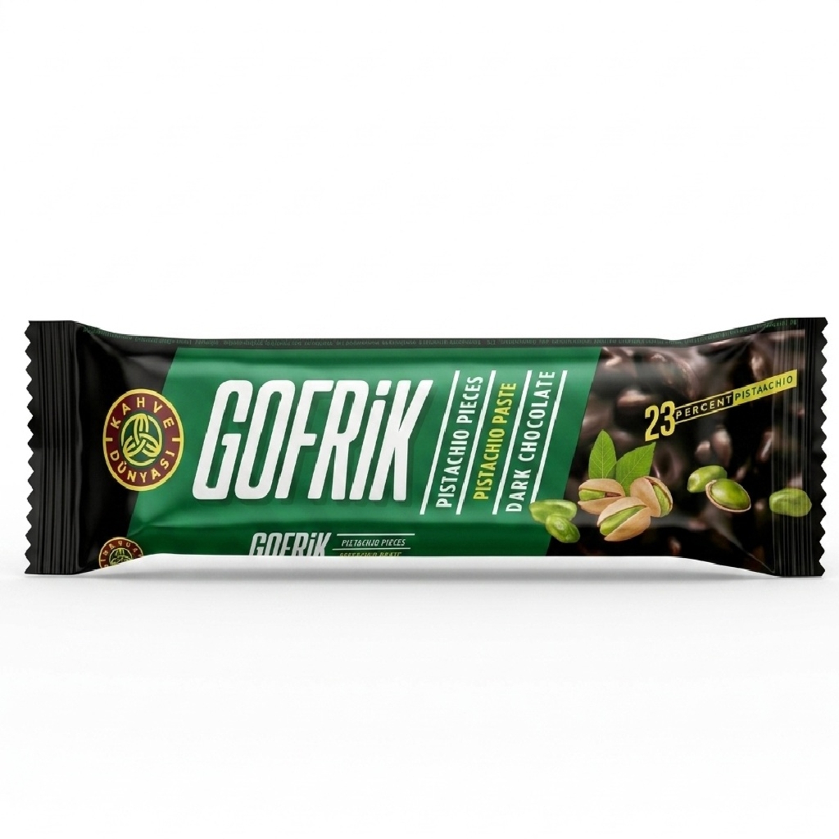 Gofrk Wafer Pistachio Dark 24g