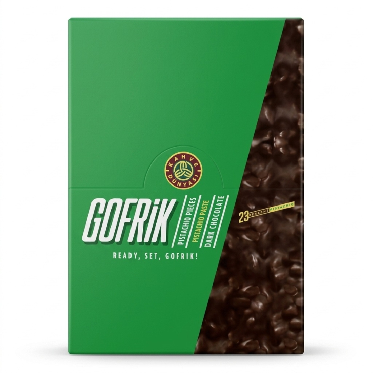 Gofrik Pistaachio Dark Chocolate 24g
