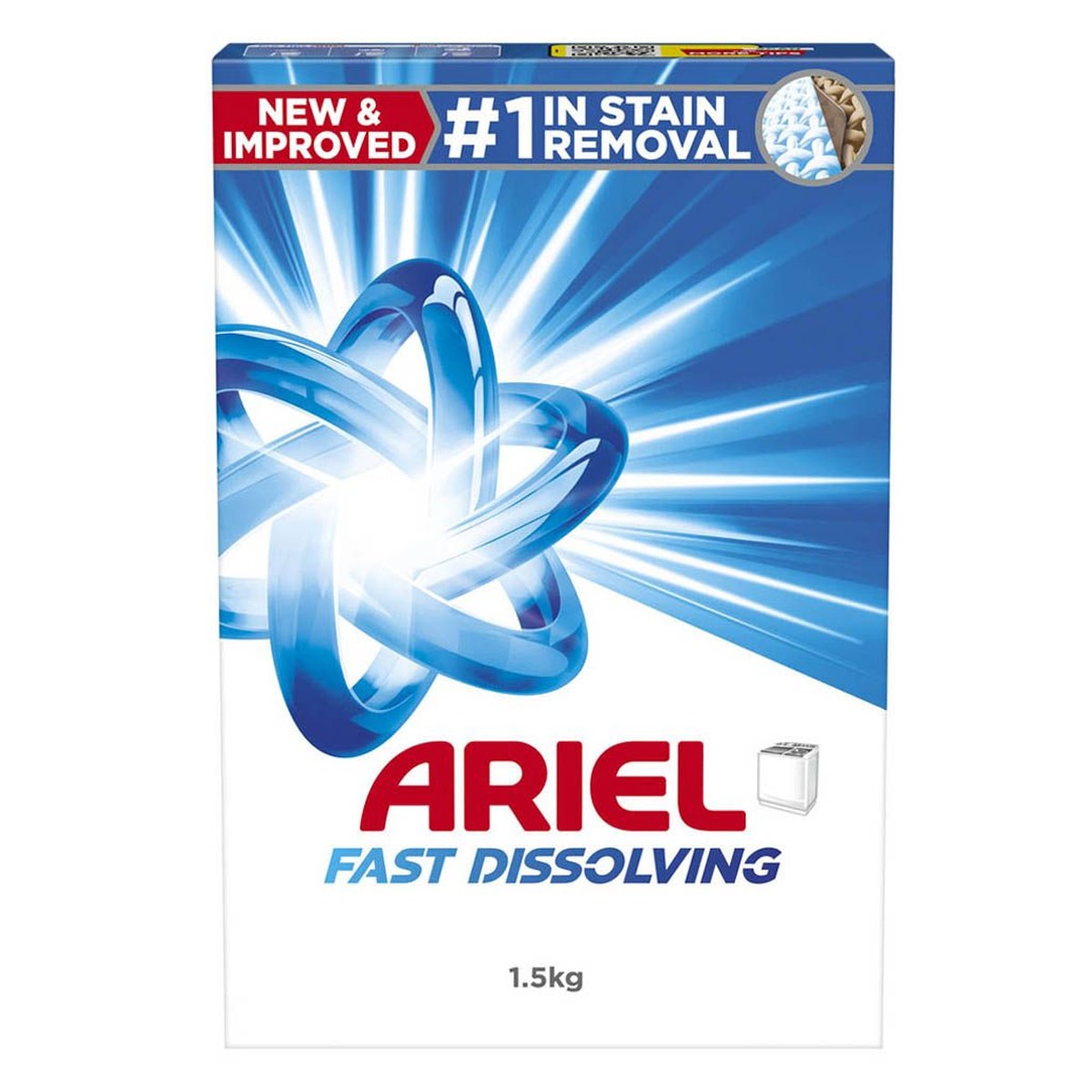 Ariel Fast Dissolving Floral Breeze Detergent Powder 1.5Kg