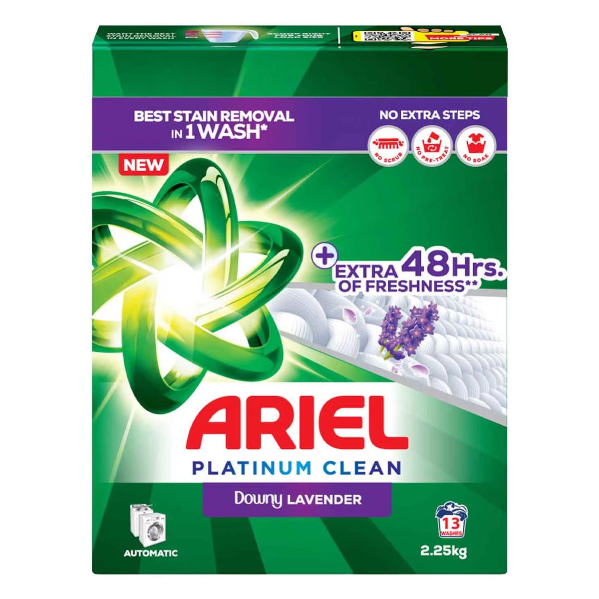 Ariel Lavender Freshener Detergent Powder 2.25Kg
