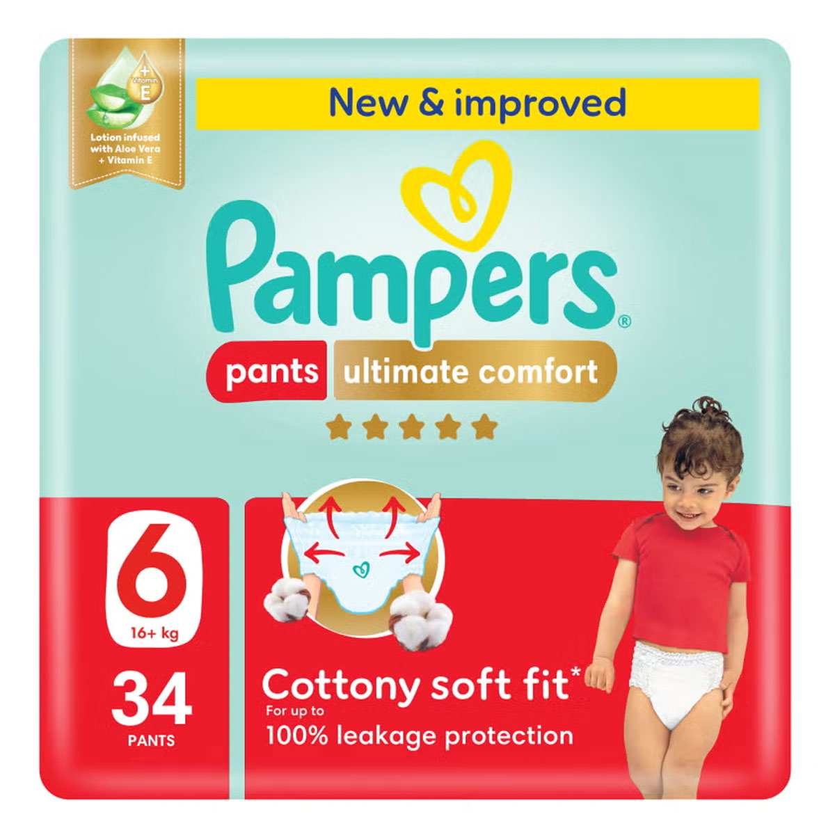 Pampers Pants Ultimate Comfort Size 6 Diapers