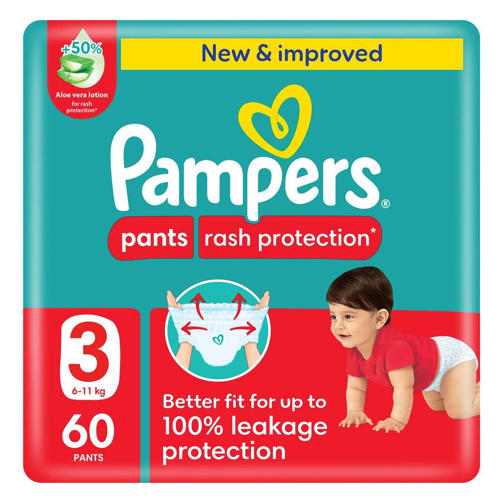 Pampers Ml Pants 6-11Kg 60 Pieces