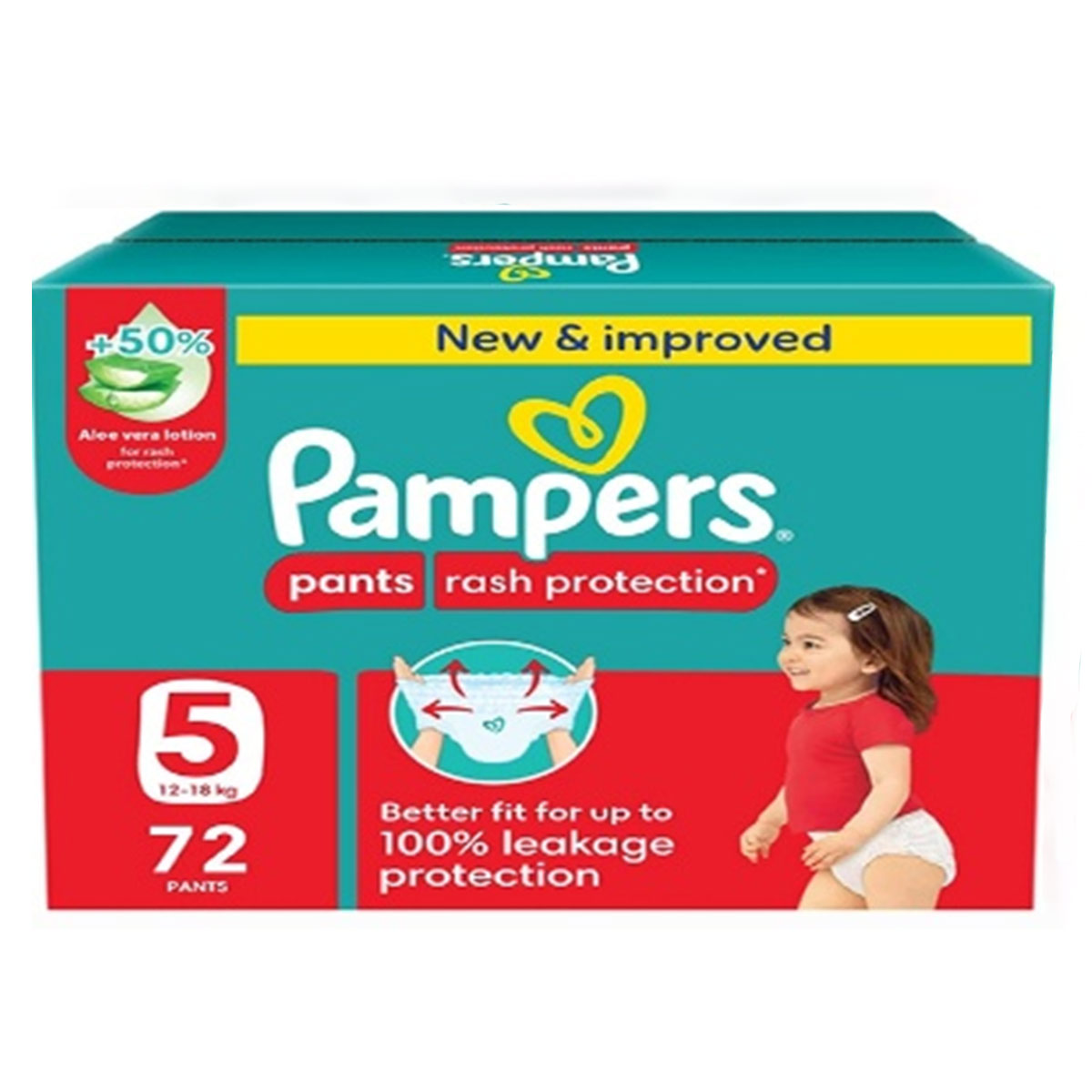Pampers Pants Rash Protection Size 5 Diapers
