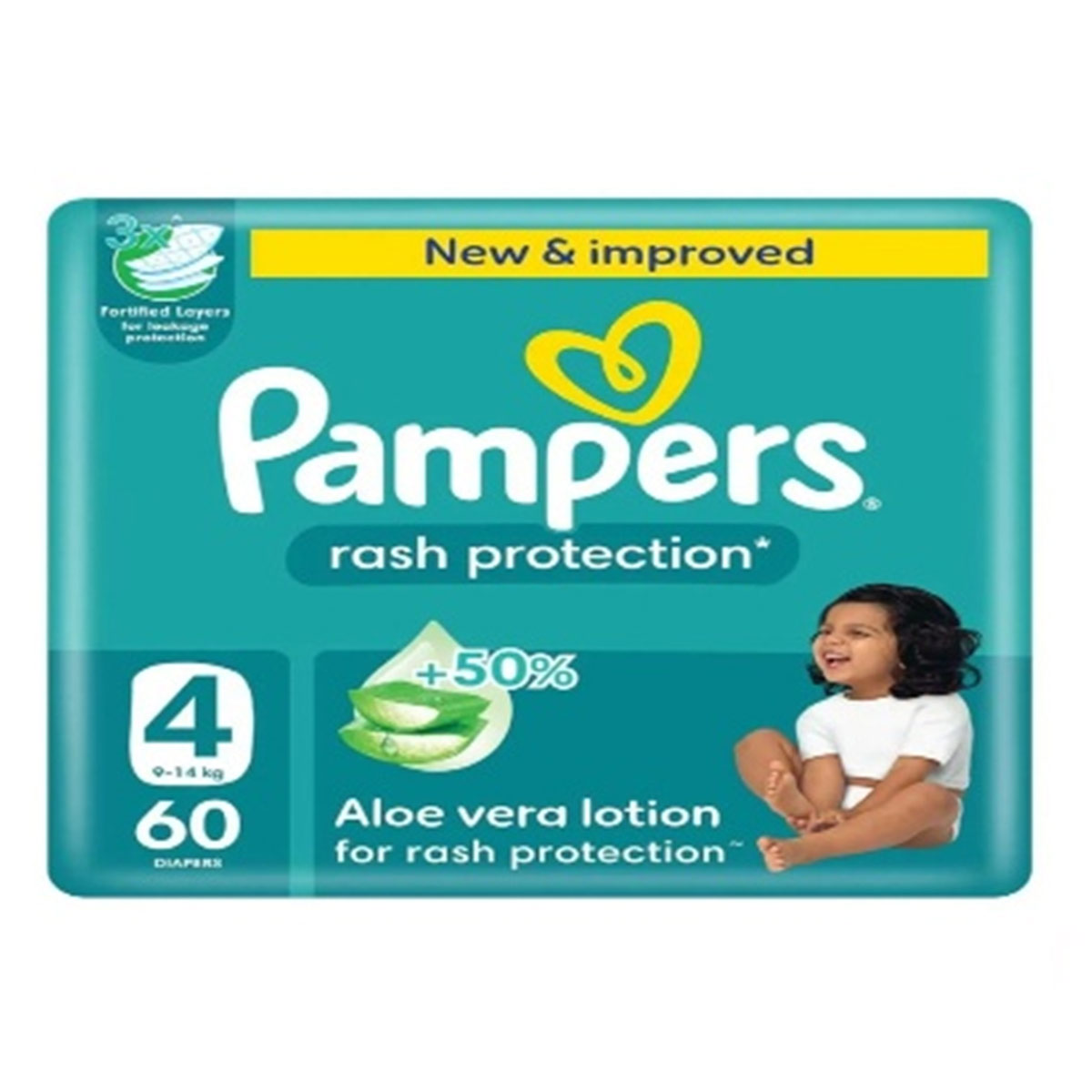 Pampers Rash Protection Size 4 Diapers