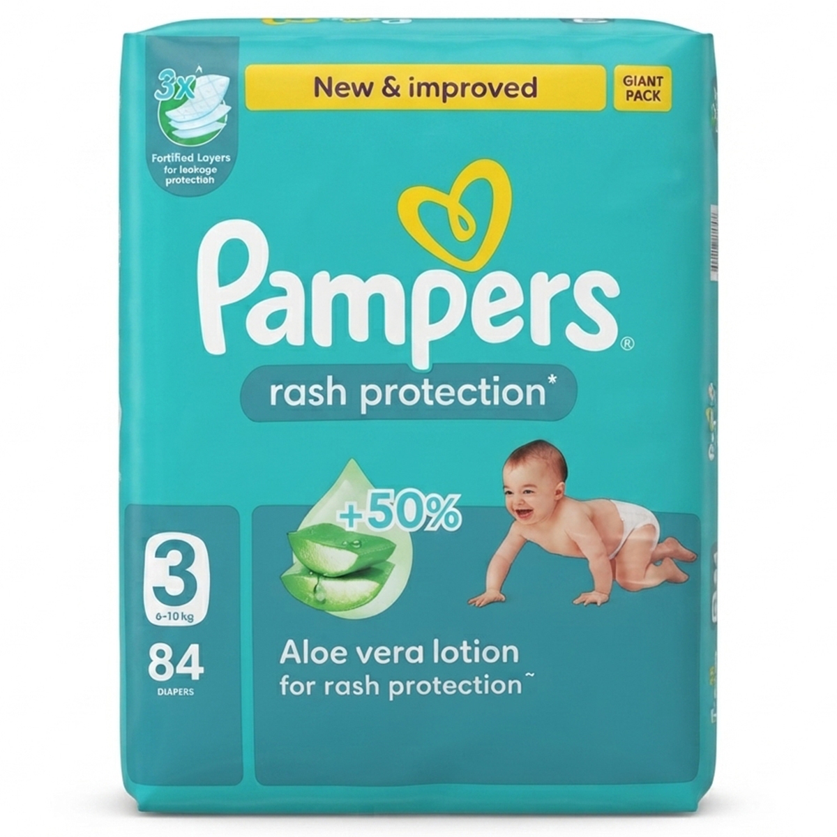 Pampers No. 3 Pants Aloe Vera Lotion Rash Protection 1 x 84 Pants
