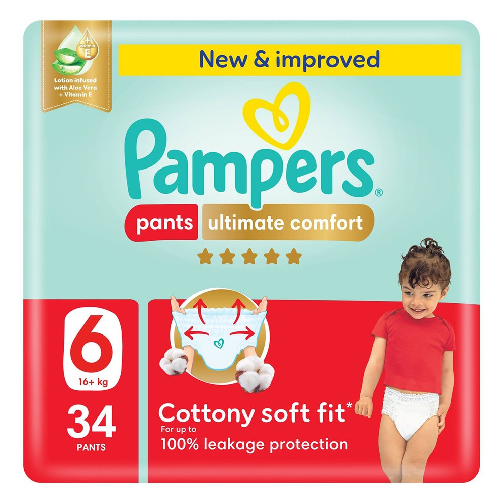 Pampers Pc Pants 16Kg And Above 34 Pieces