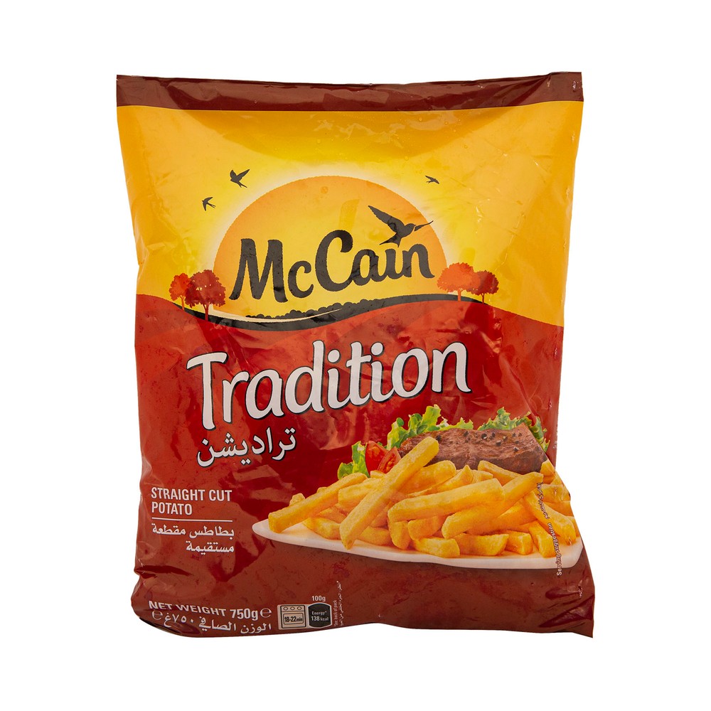 McCain Tradition Straight Cut Potatoes 750g