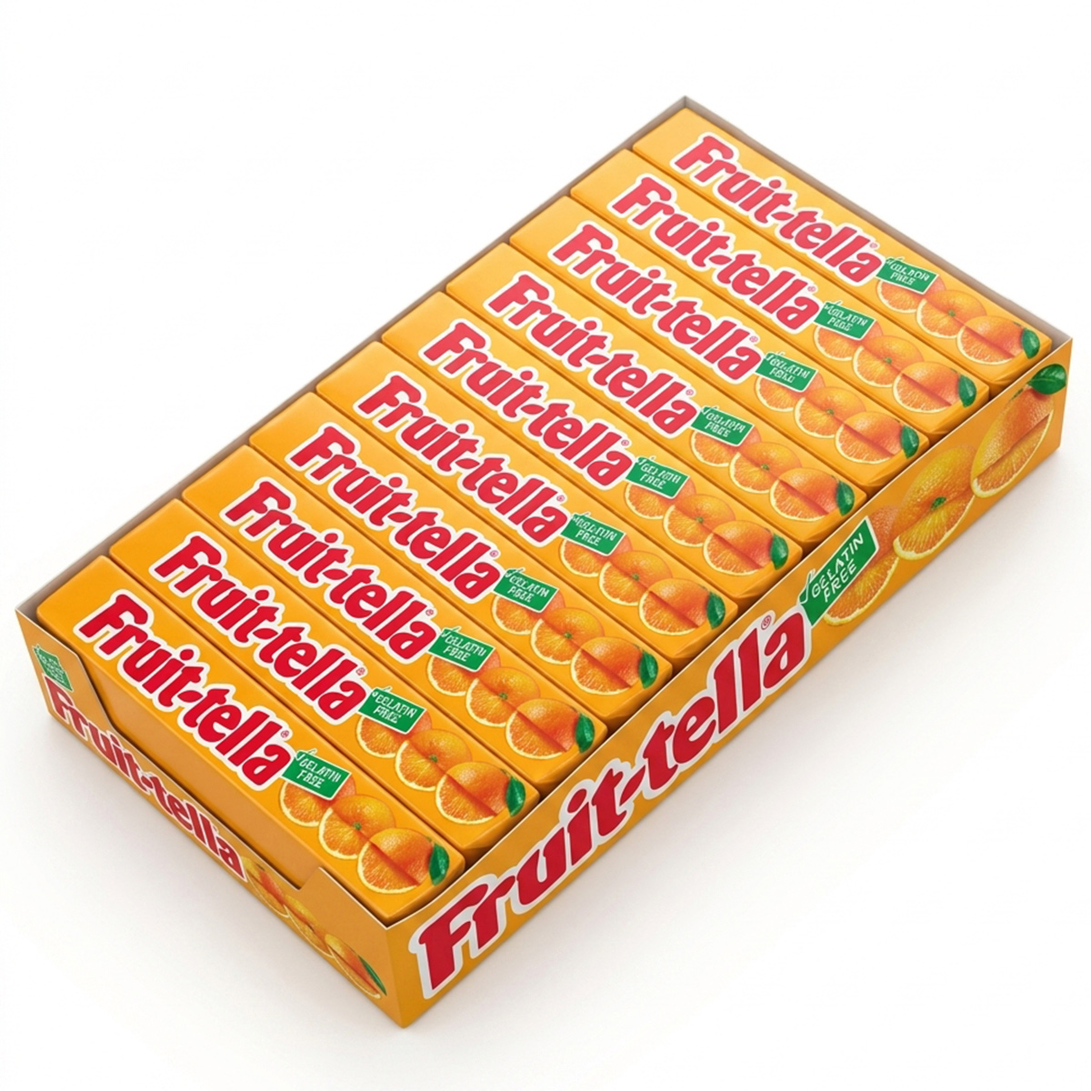 Fruit-tella Chewy Sweets Orange Flavor 16x39g