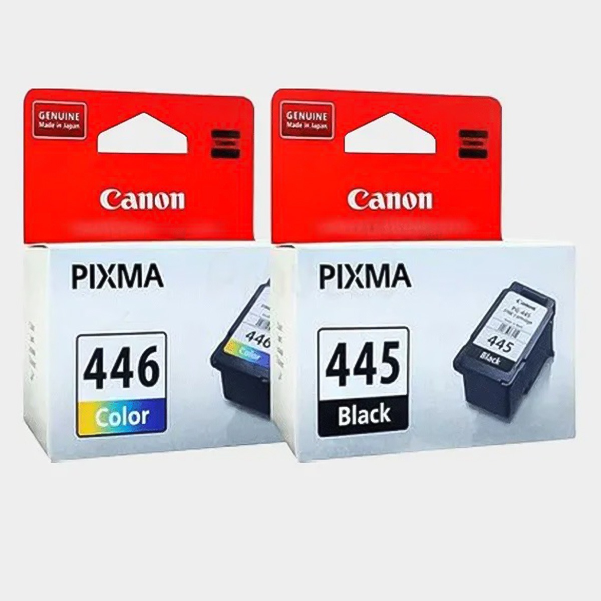 Canon Ink Cartridges 445 and 446 Front View