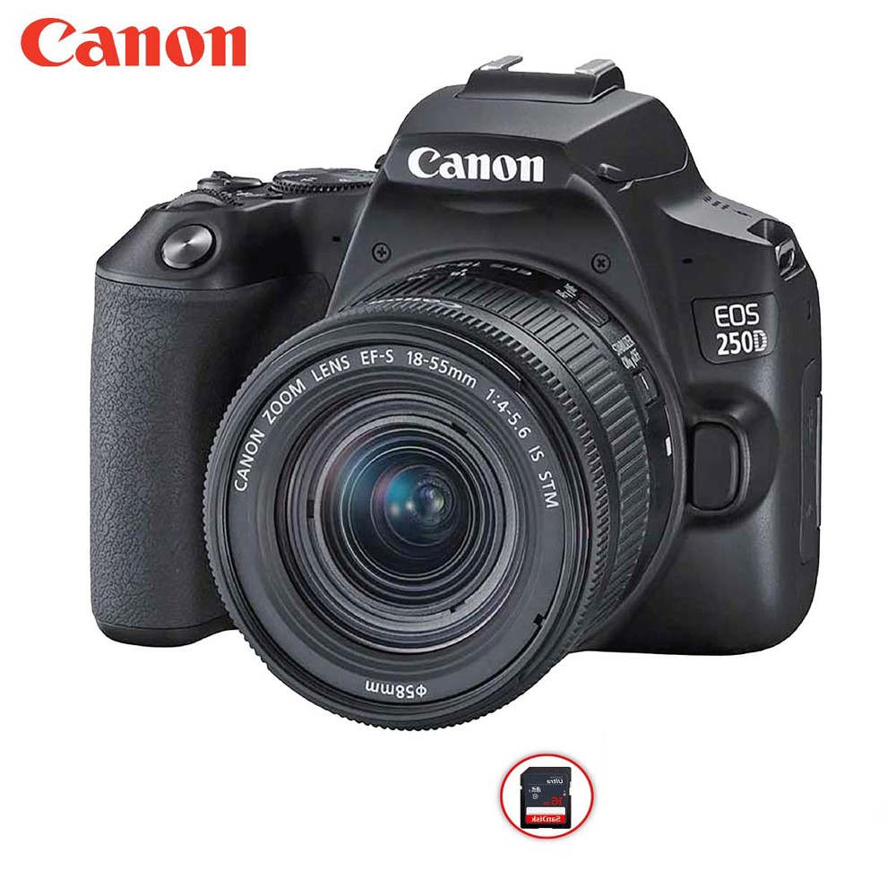 كاميرا كانون DSLR 250D مع طقم عدسة مزدوجة | الكاميرات | كاميرات دي إس إل آر