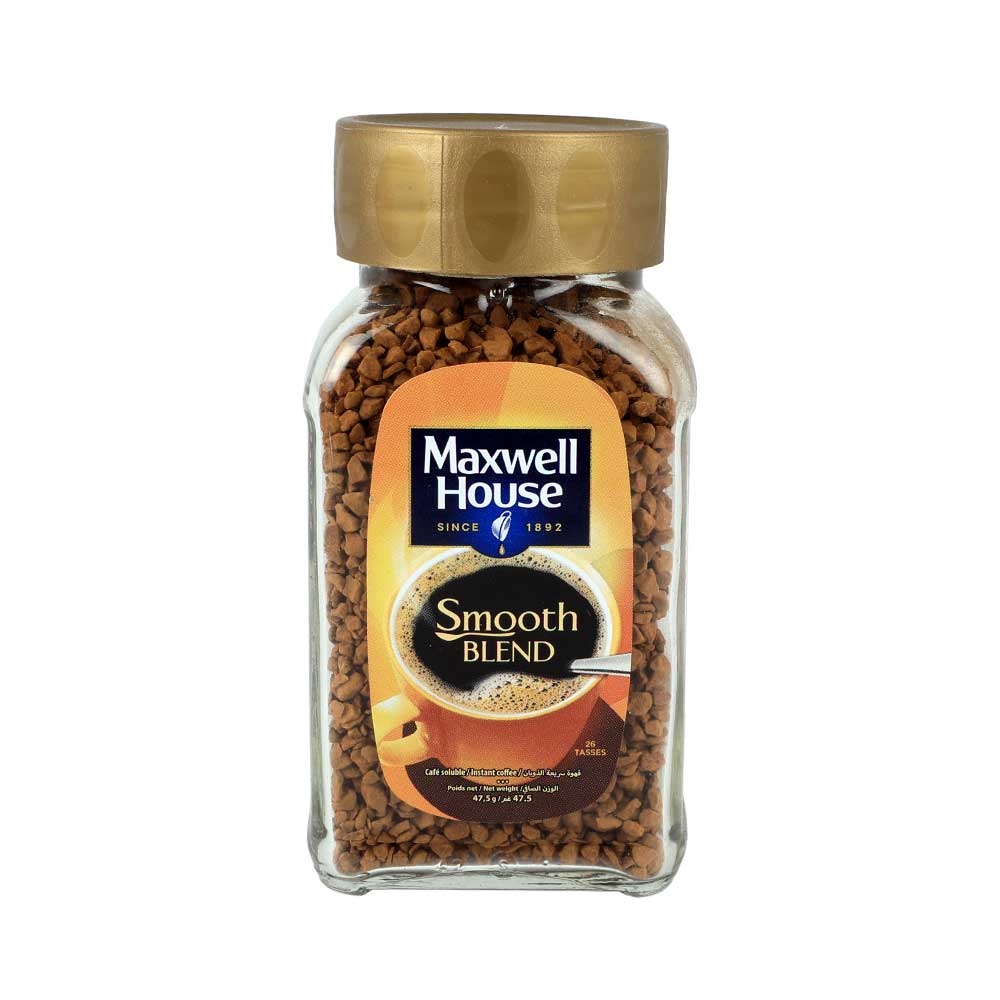 Maxwell House Smooth Blend Instant Coffee 47.5g