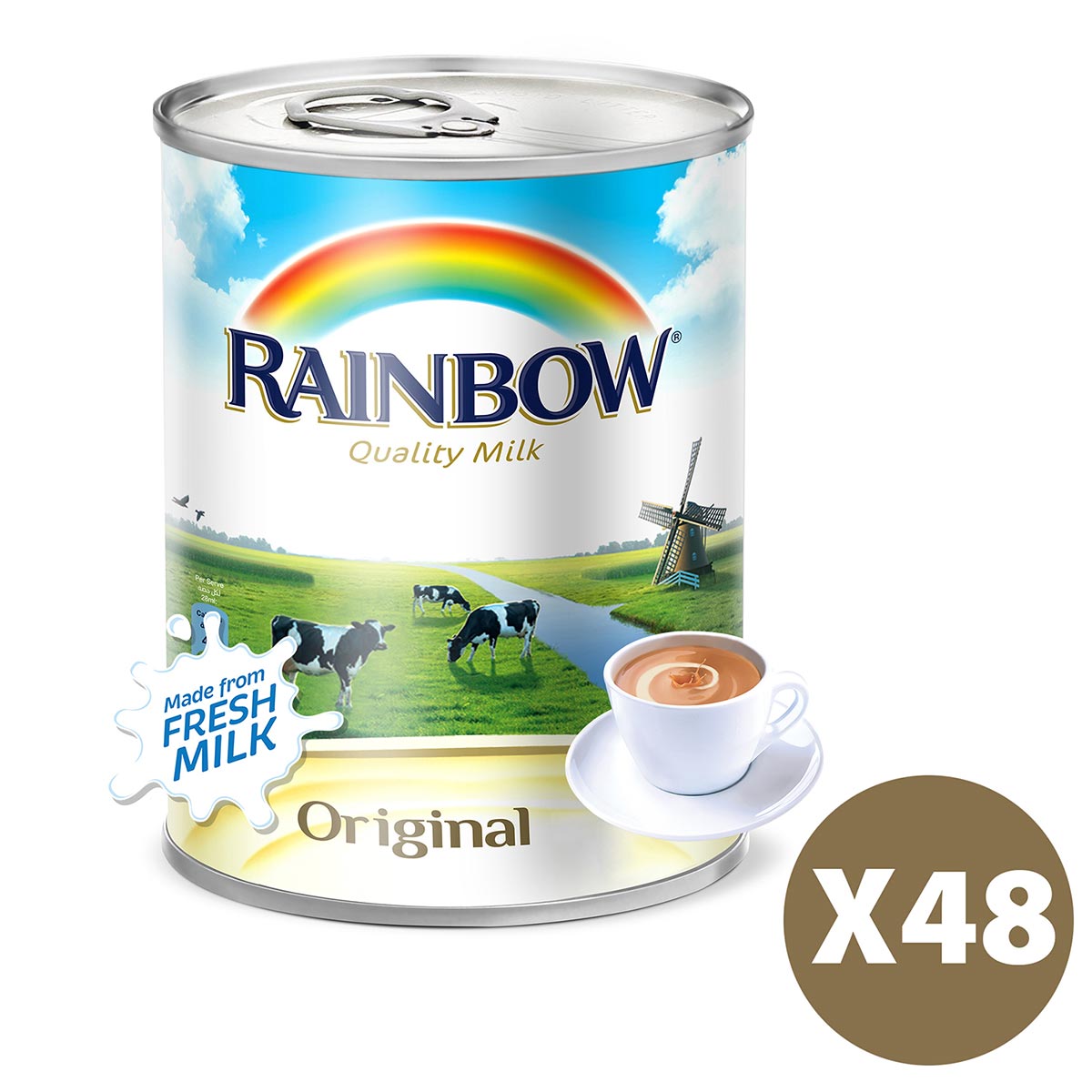 Rainbow Evaporated Milk Original 410g