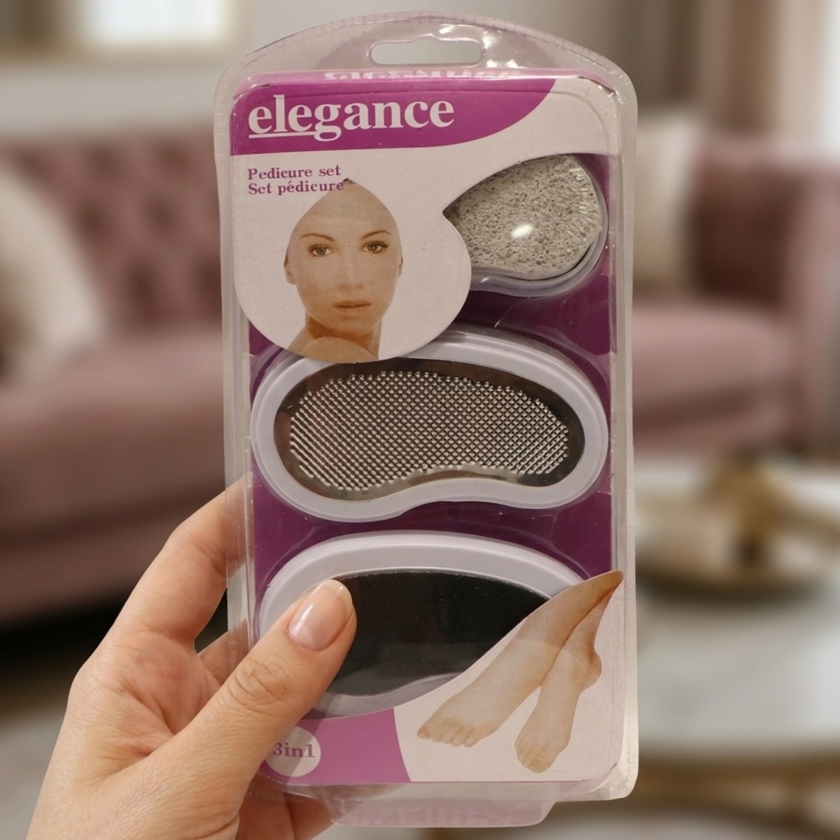 Elegance Pedicure Set 3 In 1