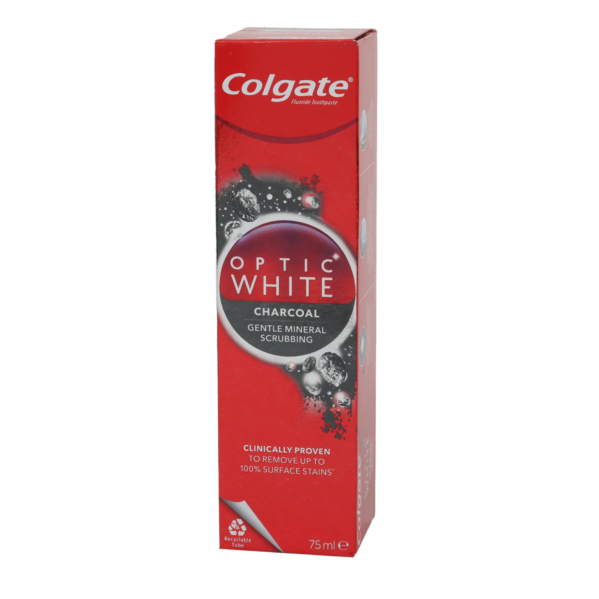 Colgate Optic Wht Charcoal75ml