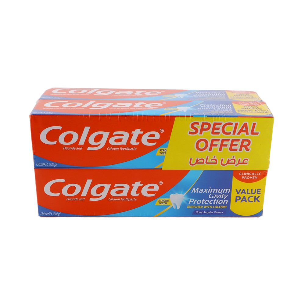 Colgate Maximum Cavity Protection Toothpaste Value Pack
