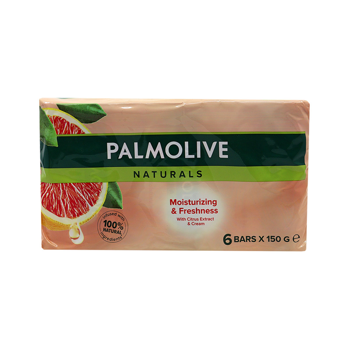 Palmolive Naturals Refreshing Moisture Bar Soap with Citrus & Cream 6 Pcs x 150g | Personal Care | Skin & Body Care | Liquid & Bar Soap