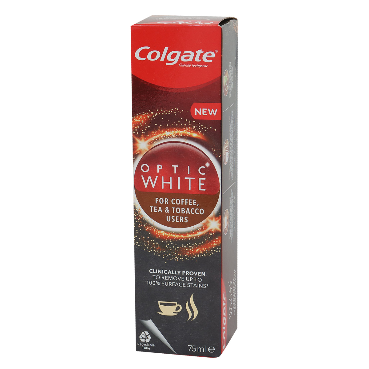 Colgate Fluoride Toothpaste Optic White 75Ml