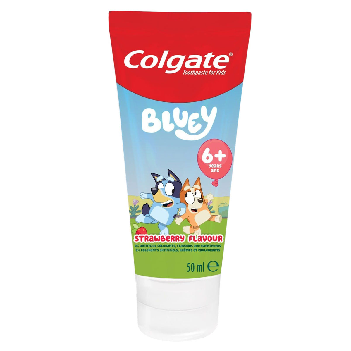 Colgate Bluey Strawberry Flavour Toothpaste For Kids 50ml