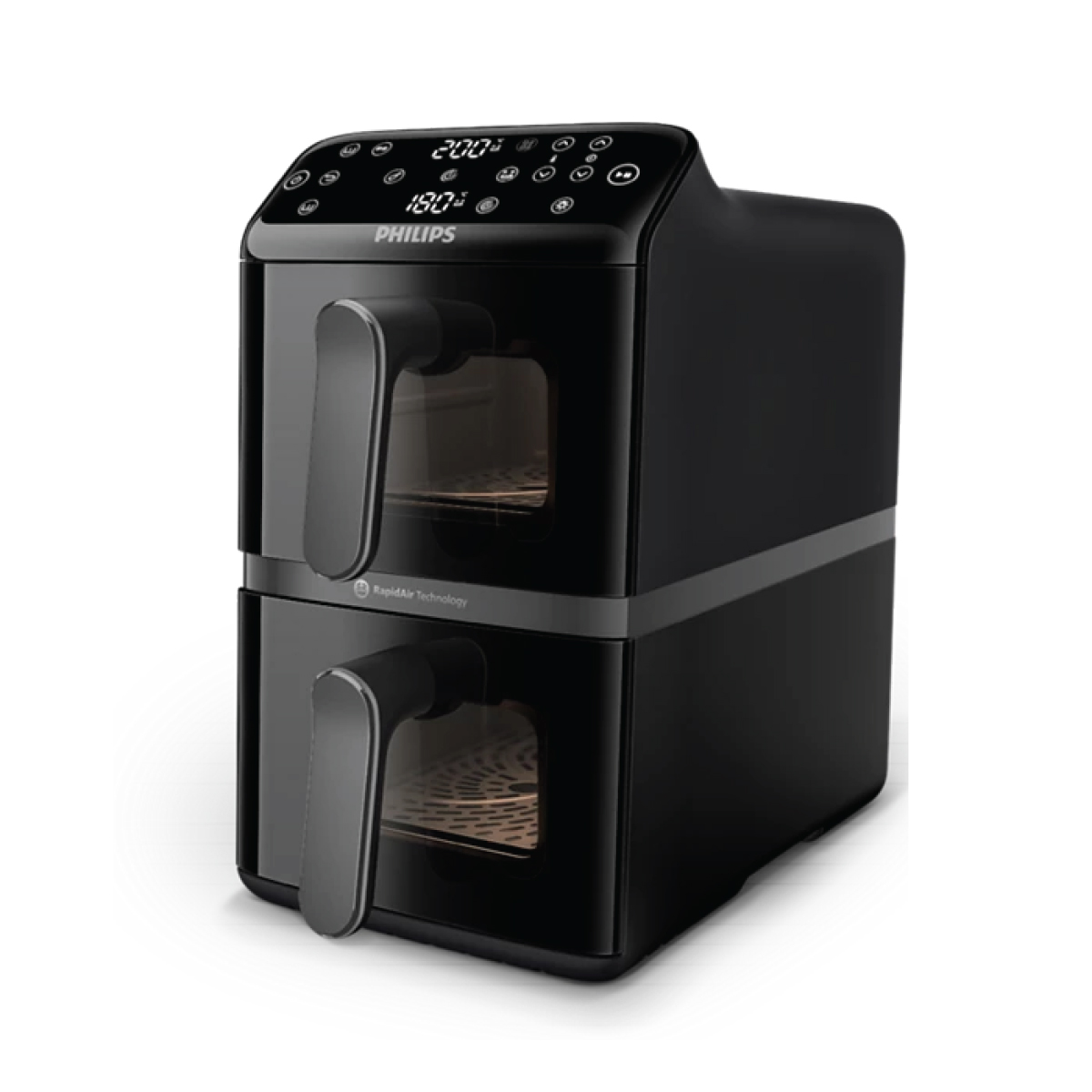 Philips 4000 Series Stacked Dual Basket Airfryer NA460/09