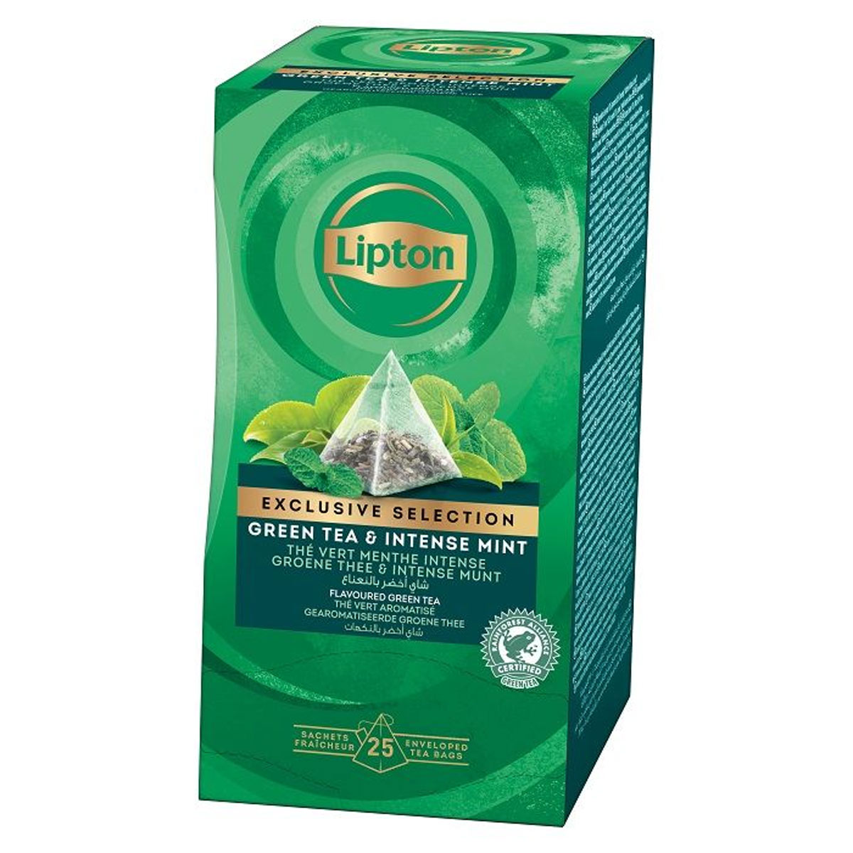 Lipton Green Tea & Intense Mint 25 Pieces