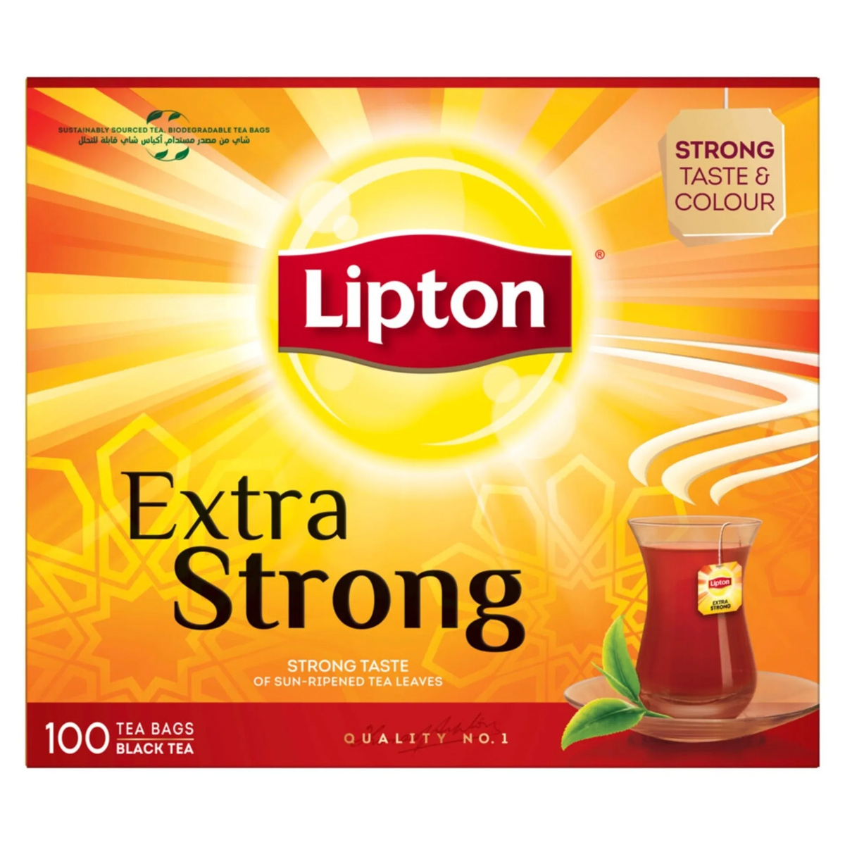 Lipton Extra Strong Black Tea 1x100 Bags