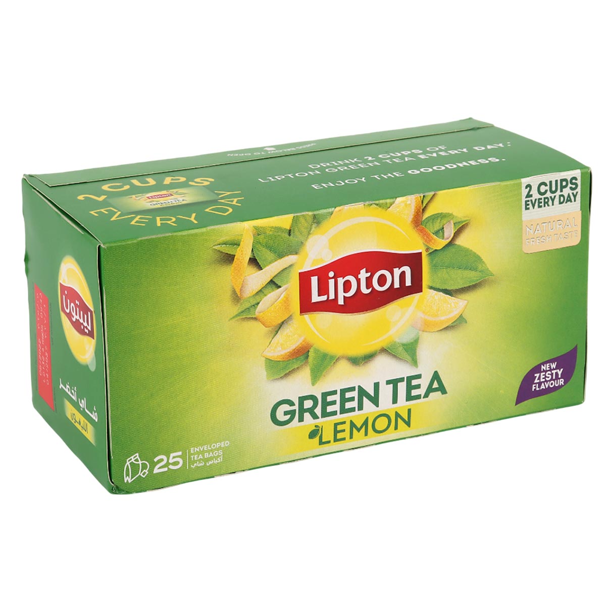 Lipton Green Tea Lemon 25 Enveloped Tea Bags