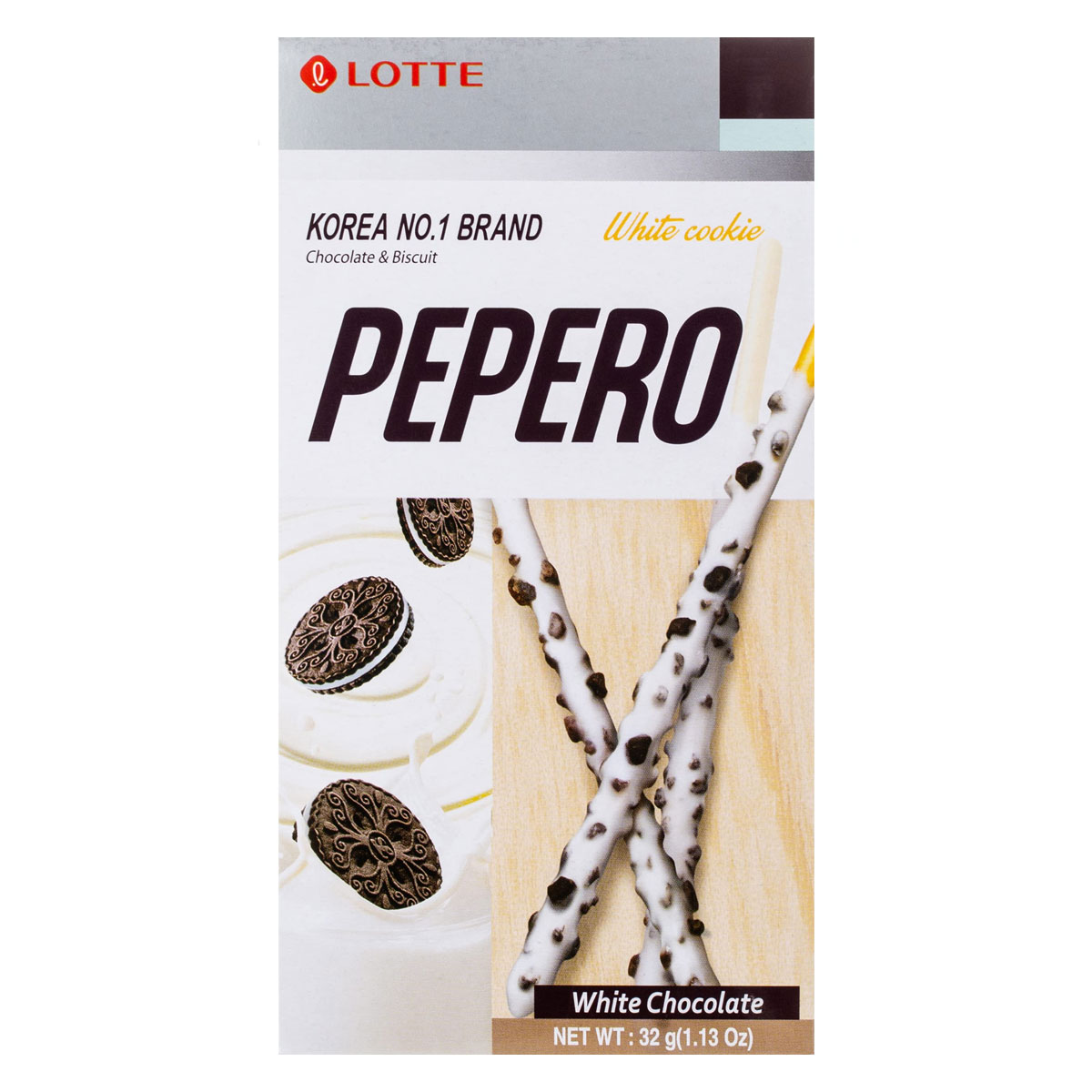 Lotte Pepero White Cookies 32g