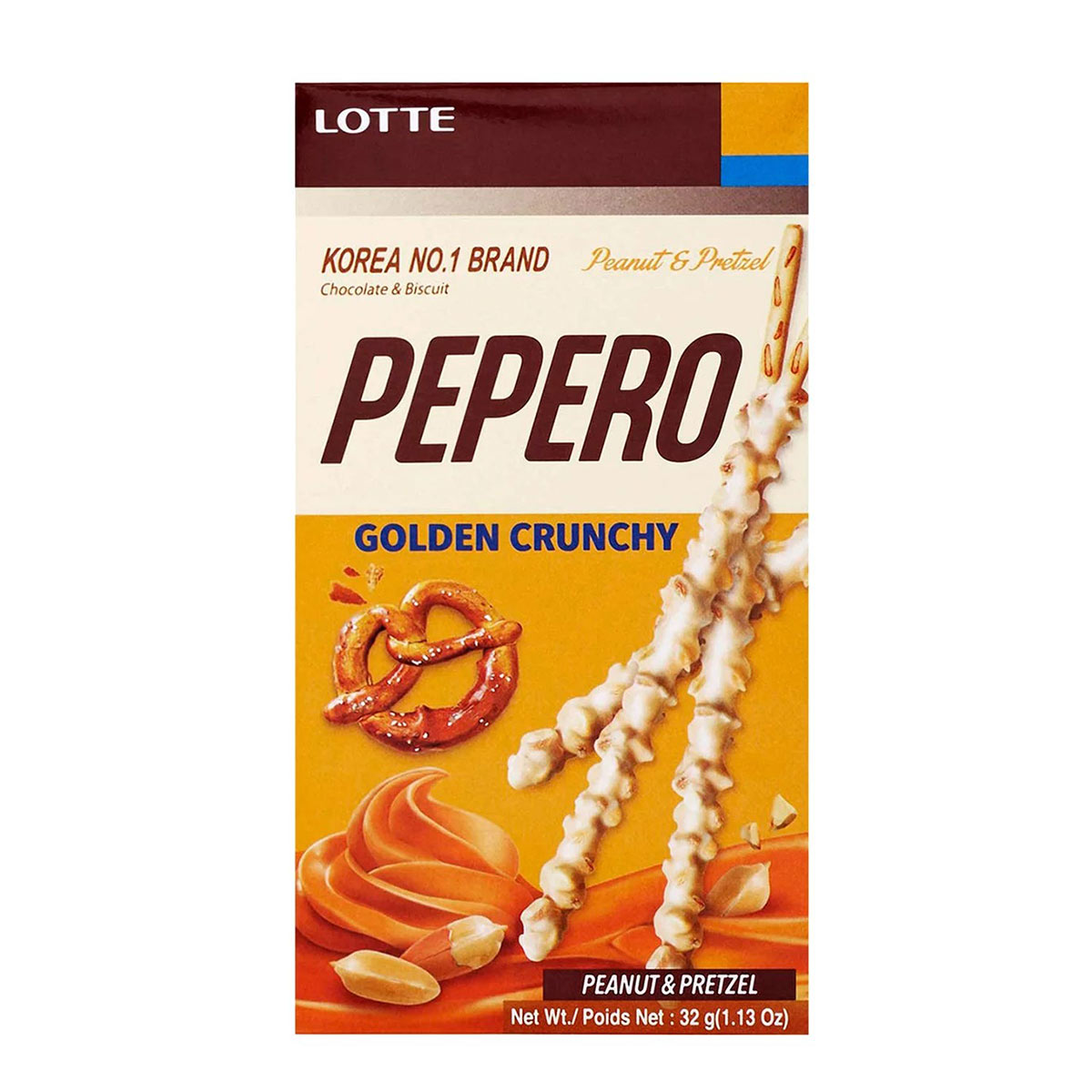 Lotte Pepero Golden Crunchy 32g
