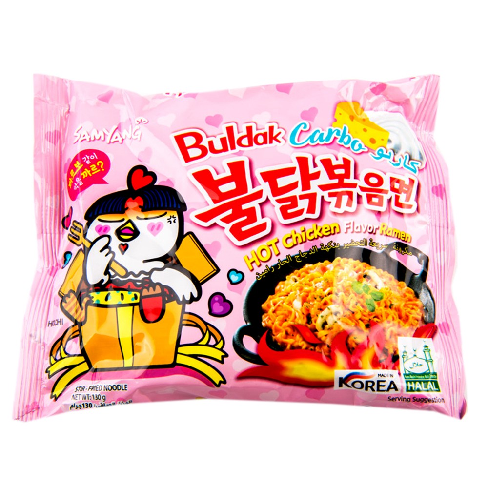 Samyang Buldak Carbo Hot Chicken Flavor Ramen 130g