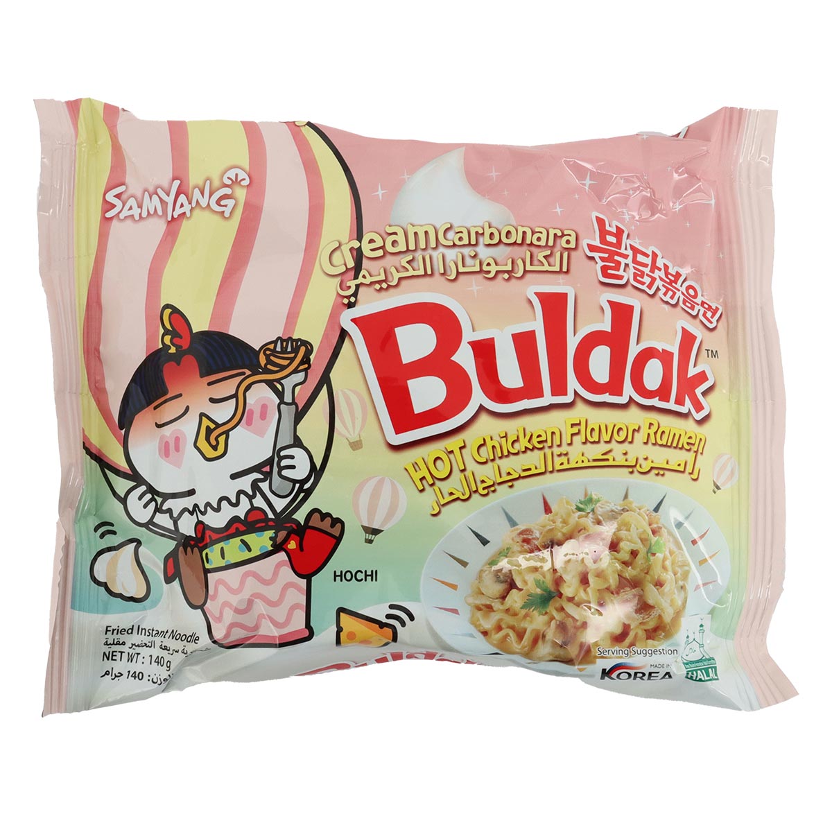 Samyang Cream Carbonara Buldak Hot Chicken Flavor Ramen 140g