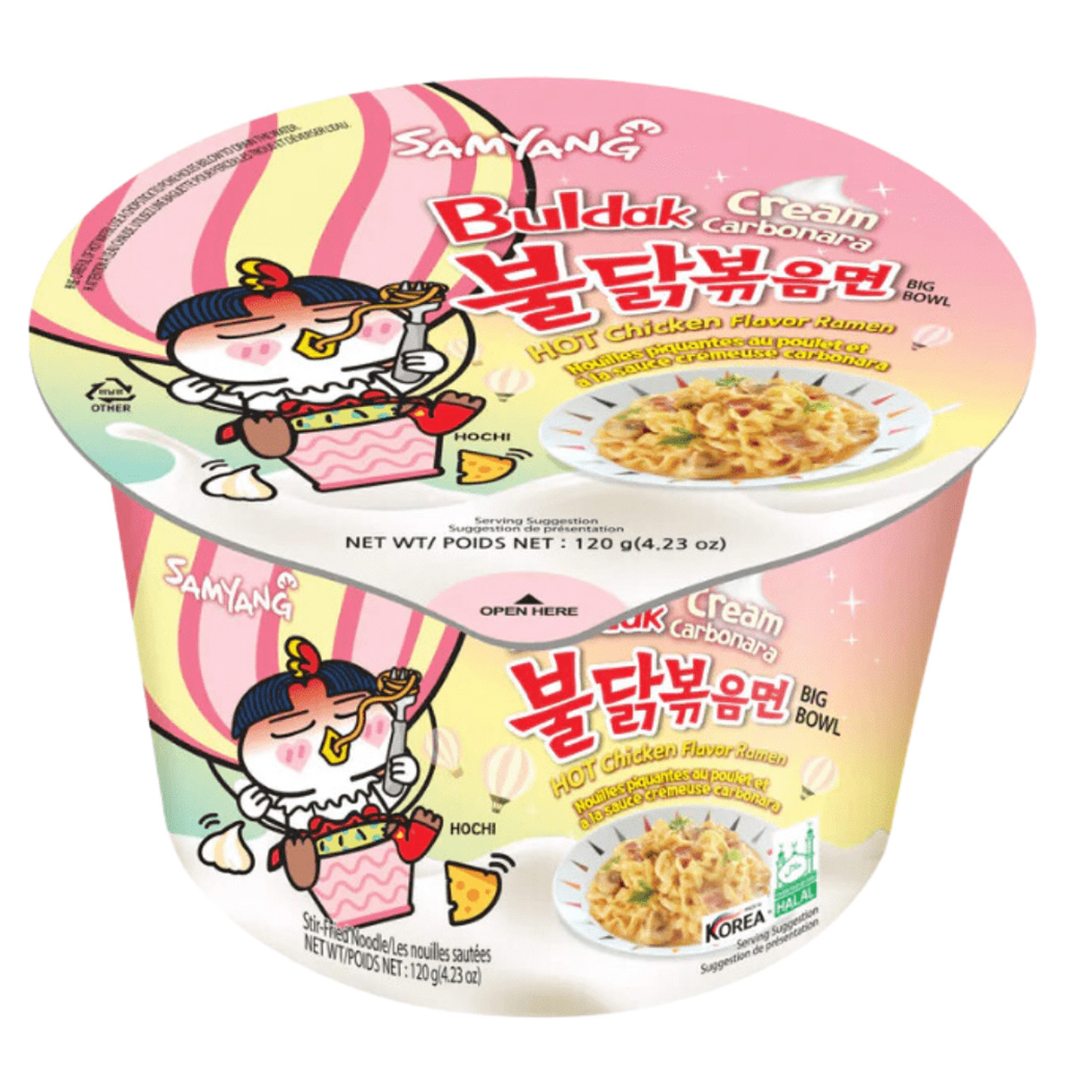 Samyang Buldak Cream Carbonara Hot Chicken Flavor Ramen 120g