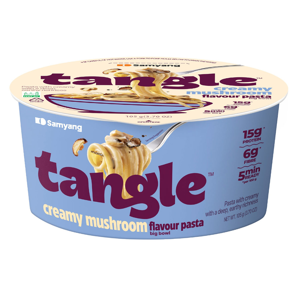 Samyang Tangle Creamy Mushroom Flavor Pasta 105g