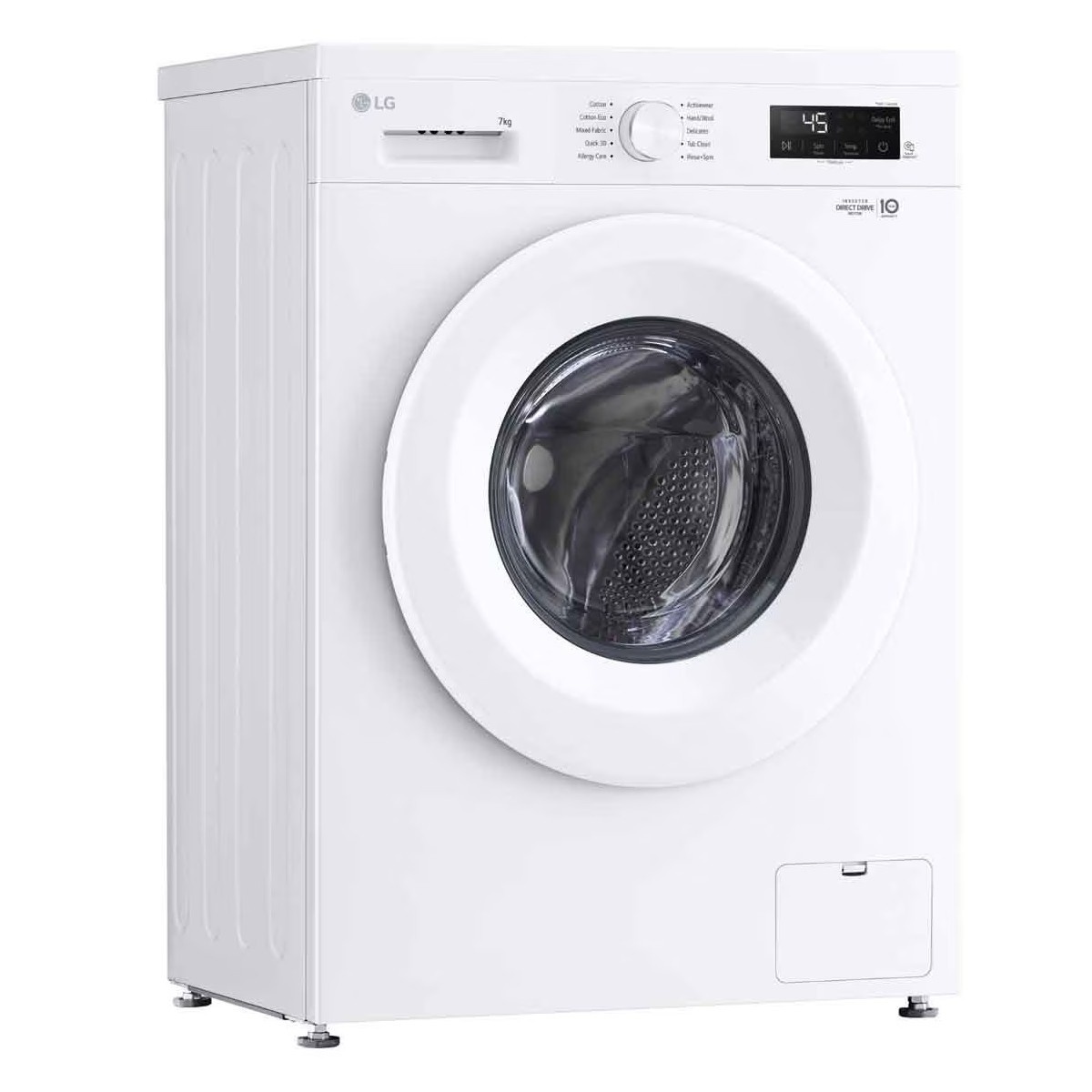 LG Front Load Washing Machine White With 7 Kg Capacity F2Y1HYP3W