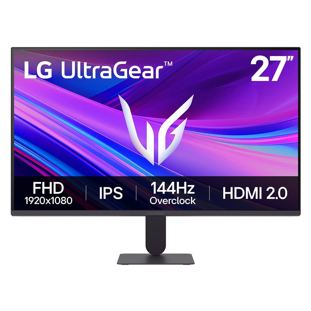 شاشة ألعاب LG Ultra Gear (شاشة IPS FHD مقاس 27 بوصة، معدل تحديث 144 هرتز، منفذ HDMI 2.0)