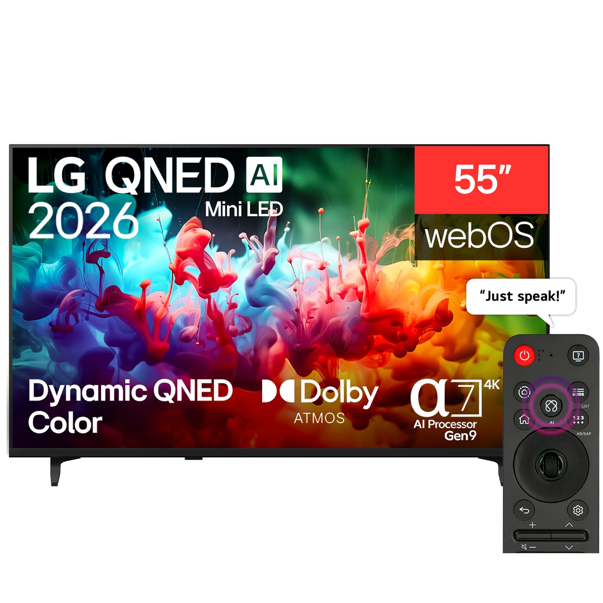 LG 55 Inch QNED 4K Mini LED AI WebOs Smart Tv 55QNED72B6T