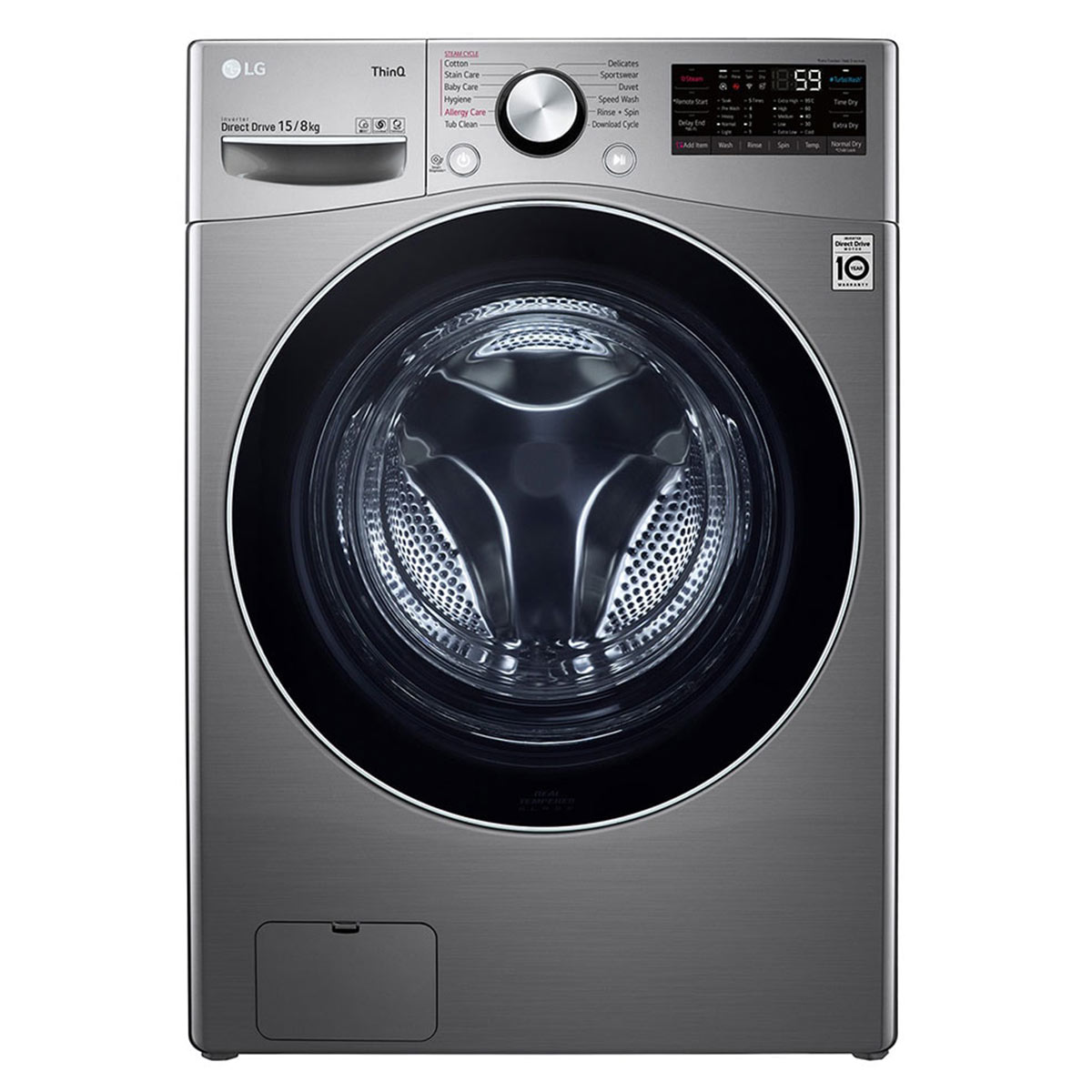 LG Front Load Washer & Dryer 15/8Kg - F15L9DGD